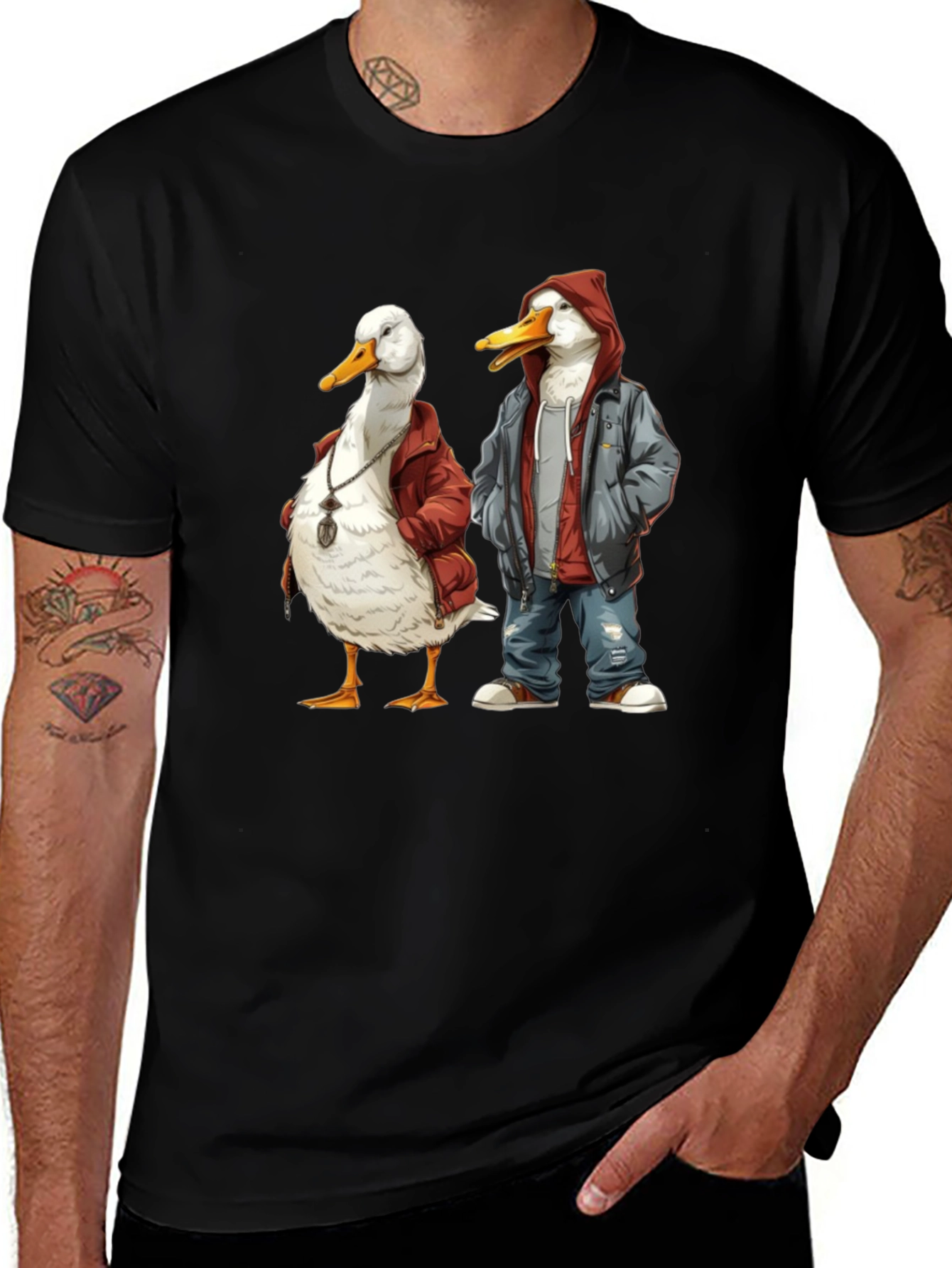 Variant 3 of Cool Duck Graphic Tee - Urban Duck Style