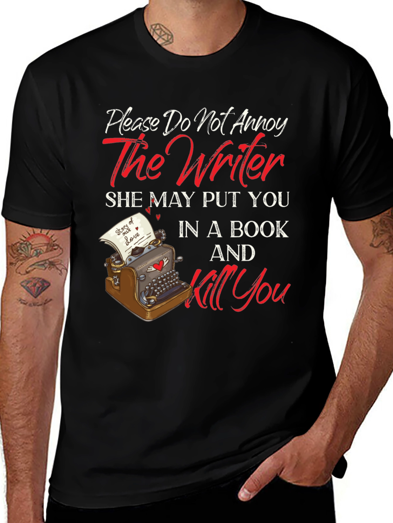 Funny Writer T-Shirt: Please Do Not Annoy