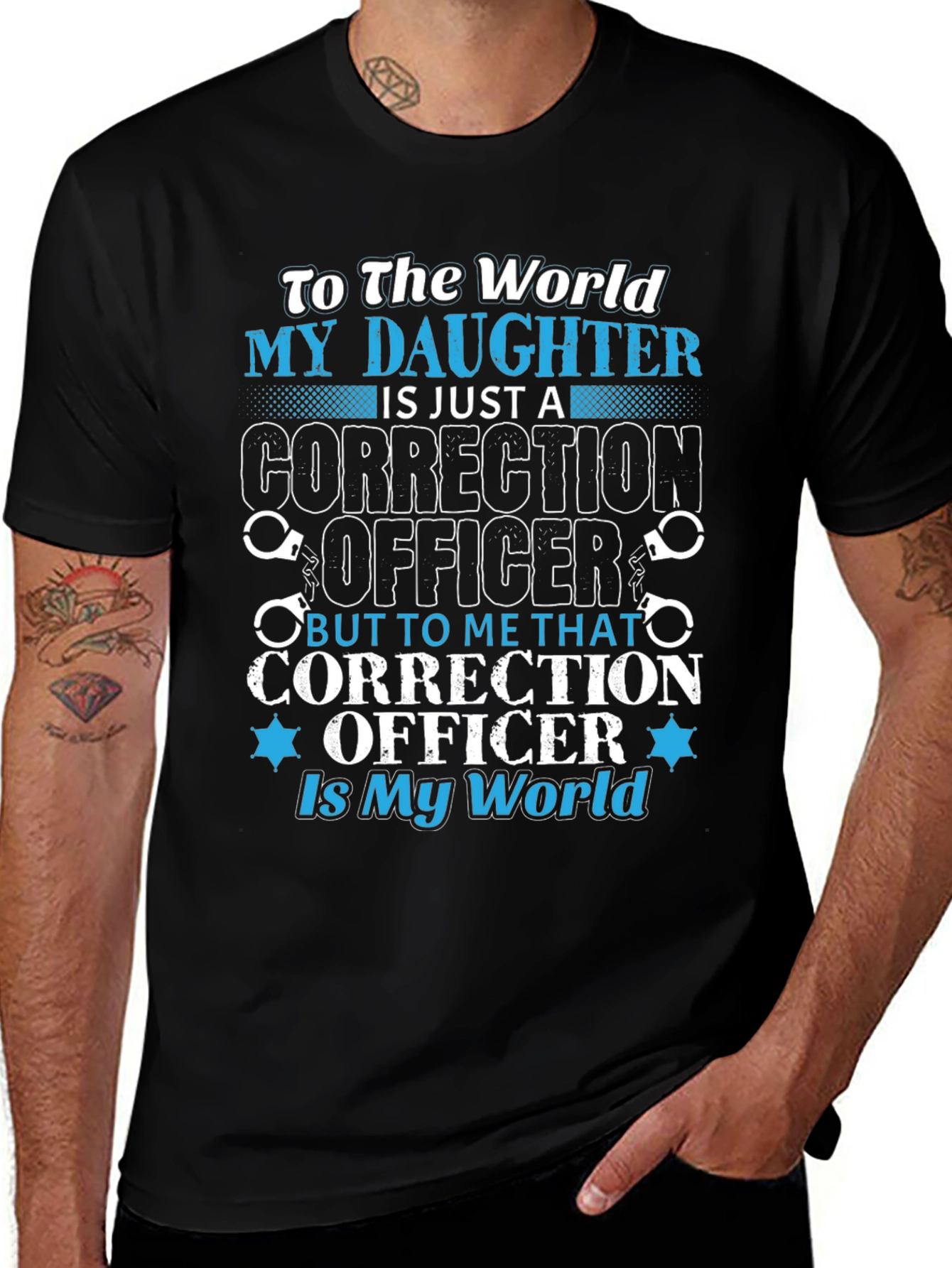 Variant 20 of Correction Officer Daughter T-Shirt