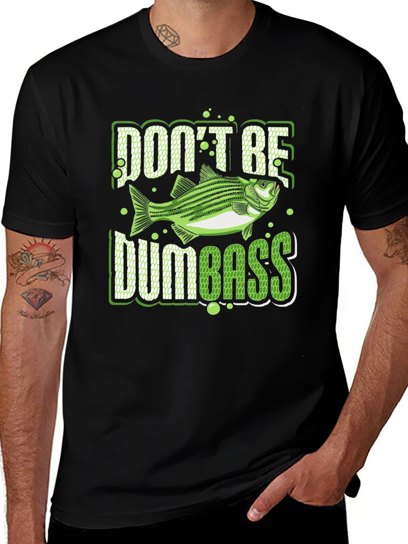 Variant 16 of Don't Be Dumbass Fishing Graphic T-Shirt