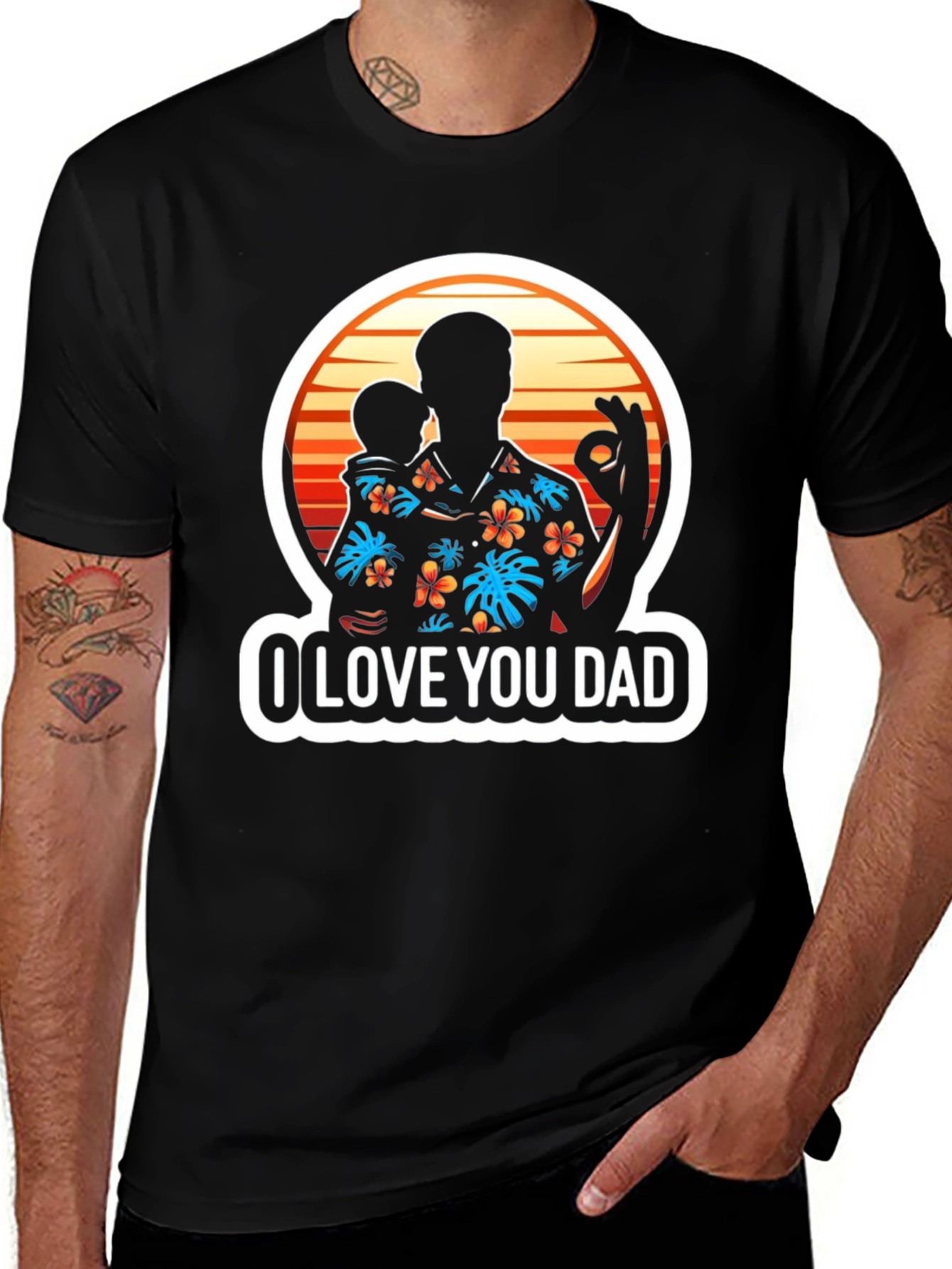 I Love You Dad T-Shirt Father's Day Gift