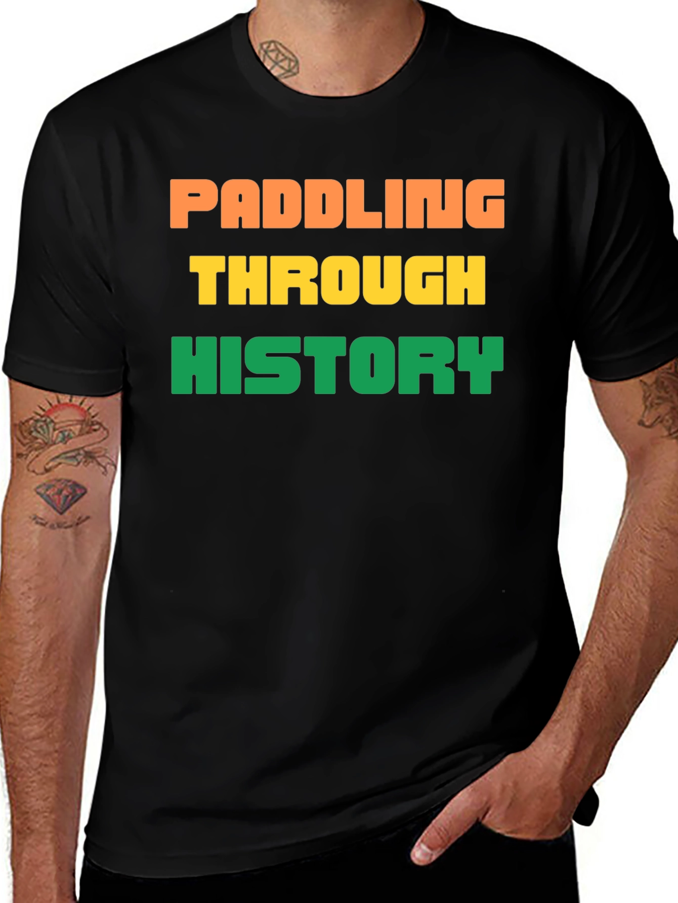 Variant 5 of Paddling Through History Tee