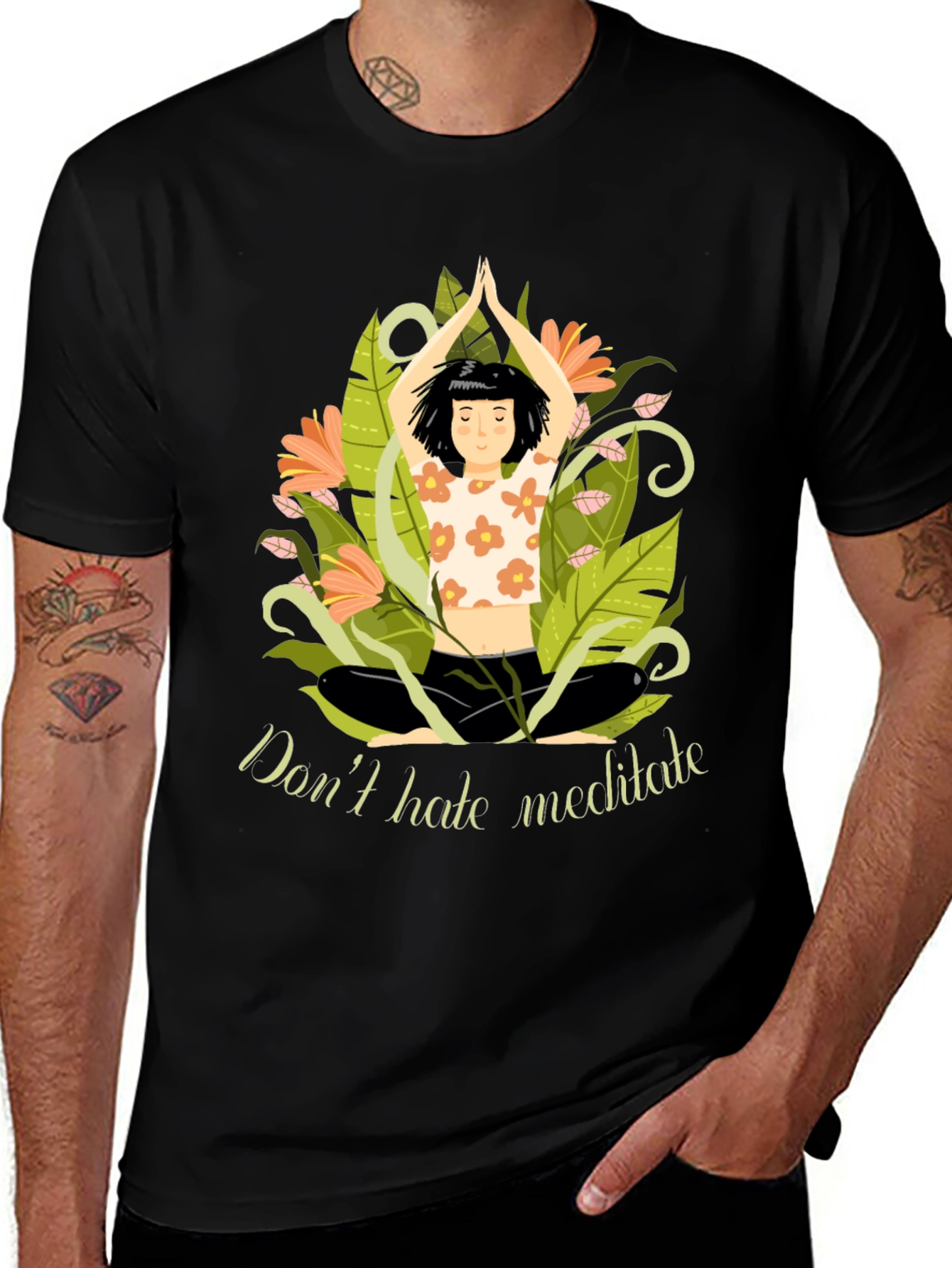 Variant 18 of Don't Hate Meditate T-Shirt