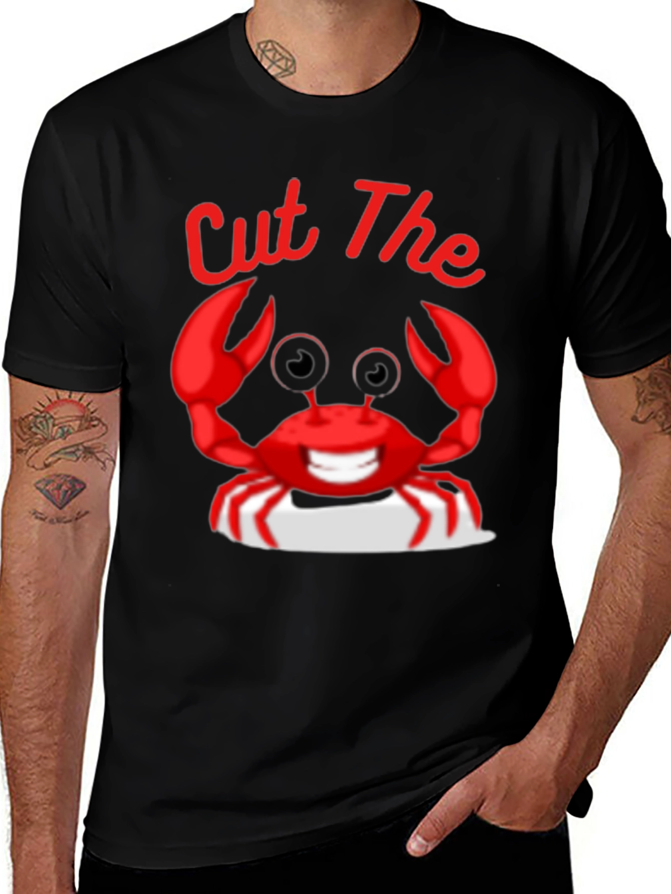 Variant 10 of Cut the Crab T-Shirt - Novelty Graphic Tee