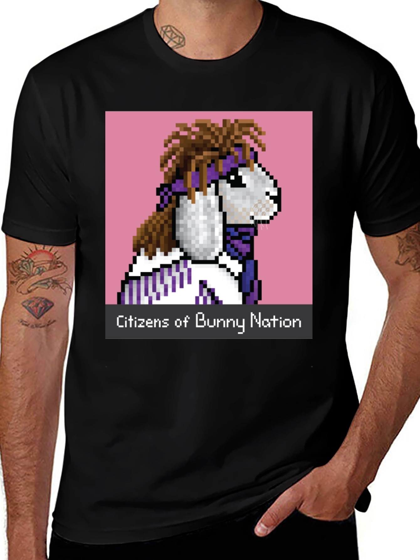 Variant 2 of Citizens of Bunny Nation Graphic Tee