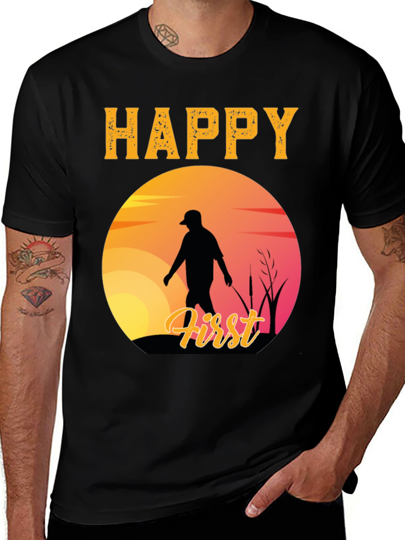 Variant 16 of Happy First Fishing Trip Graphic T-Shirt