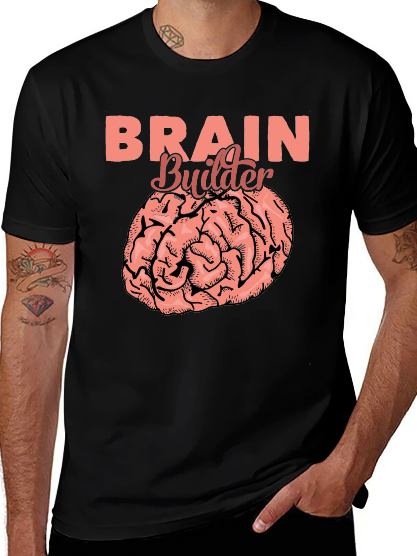 Variant 28 of Brain Builder Graphic Tee - Smart & Stylish