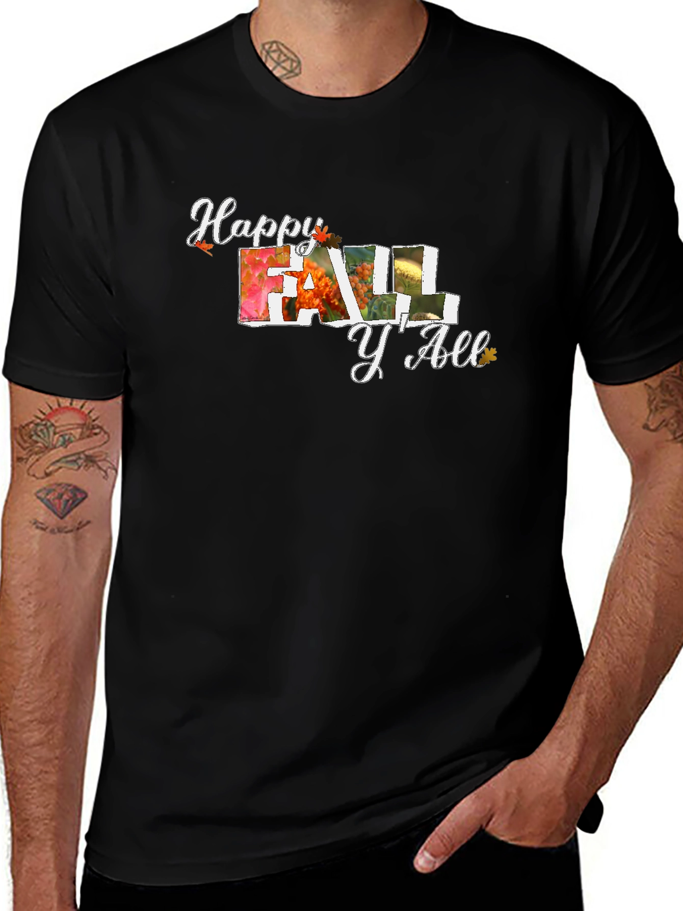 Variant 23 of Happy Fall Y'All Graphic T-Shirt