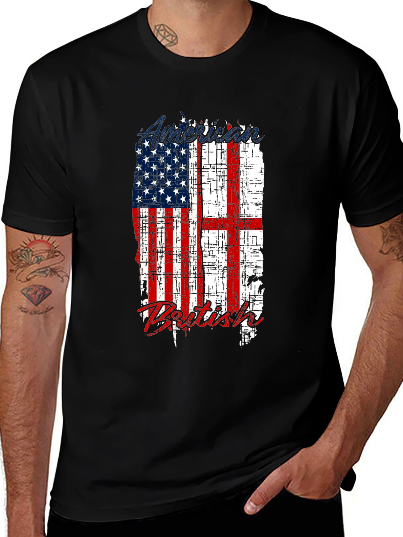 American British Flag T-Shirt