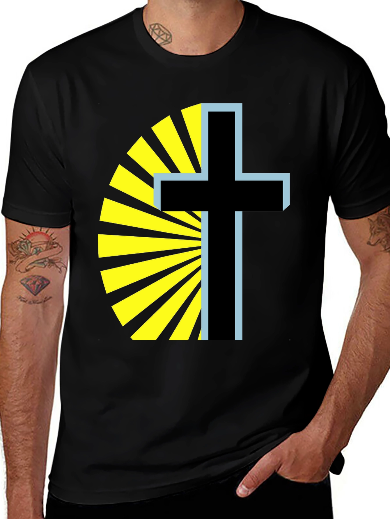 Faith & Light T-Shirt - Christian Graphic Tee