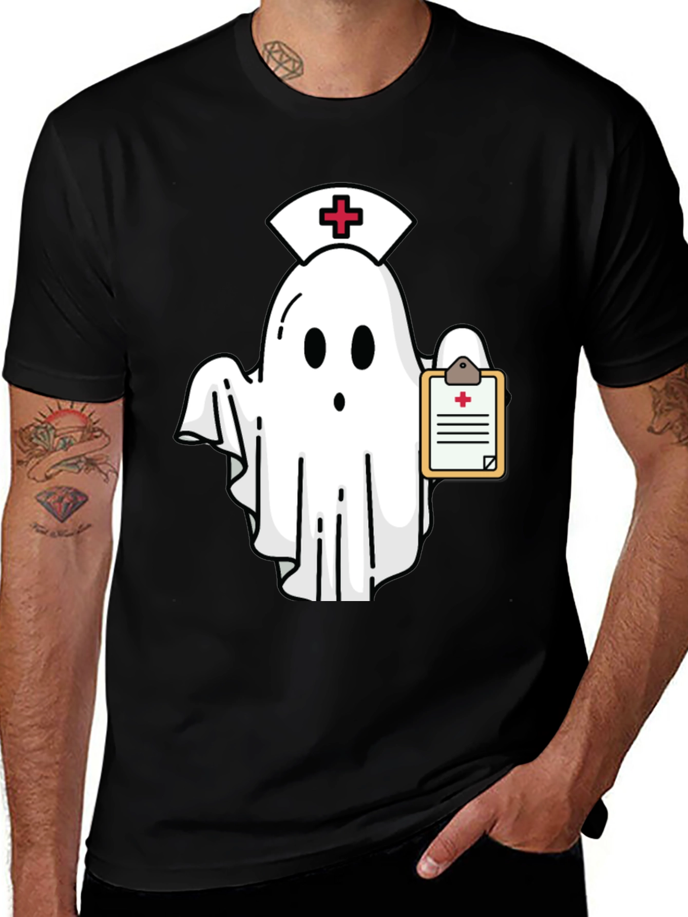 Variant 25 of Nurse Ghost T-Shirt