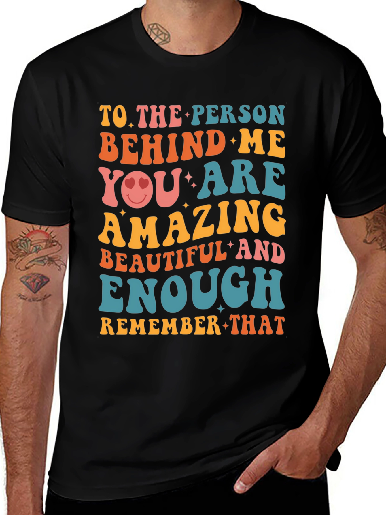 Variant 17 of Inspirational Graphic T-Shirt - You Are Amazing