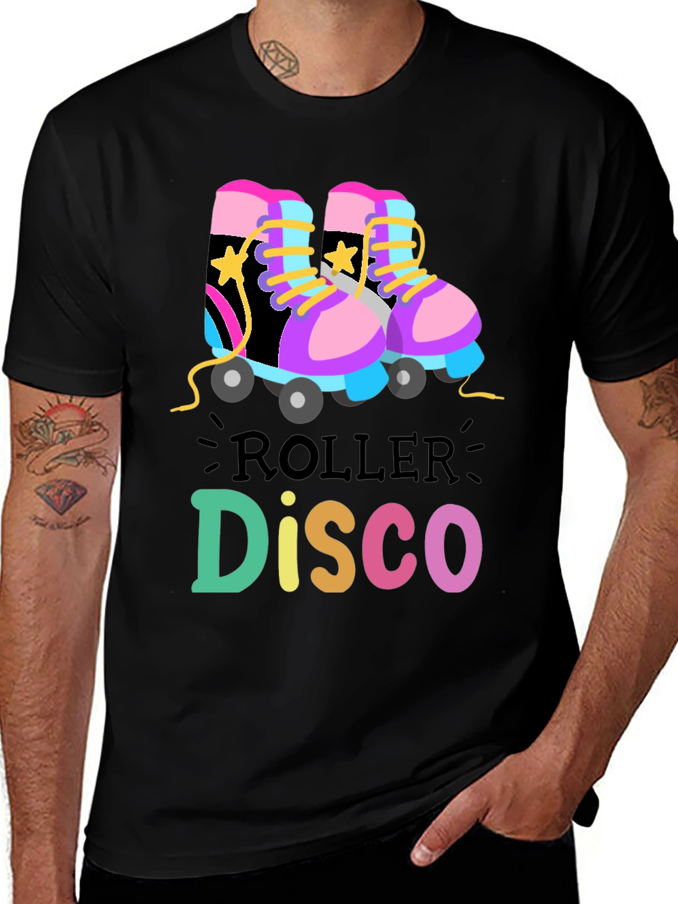 Variant 17 of Roller Disco T-Shirt - Retro Style