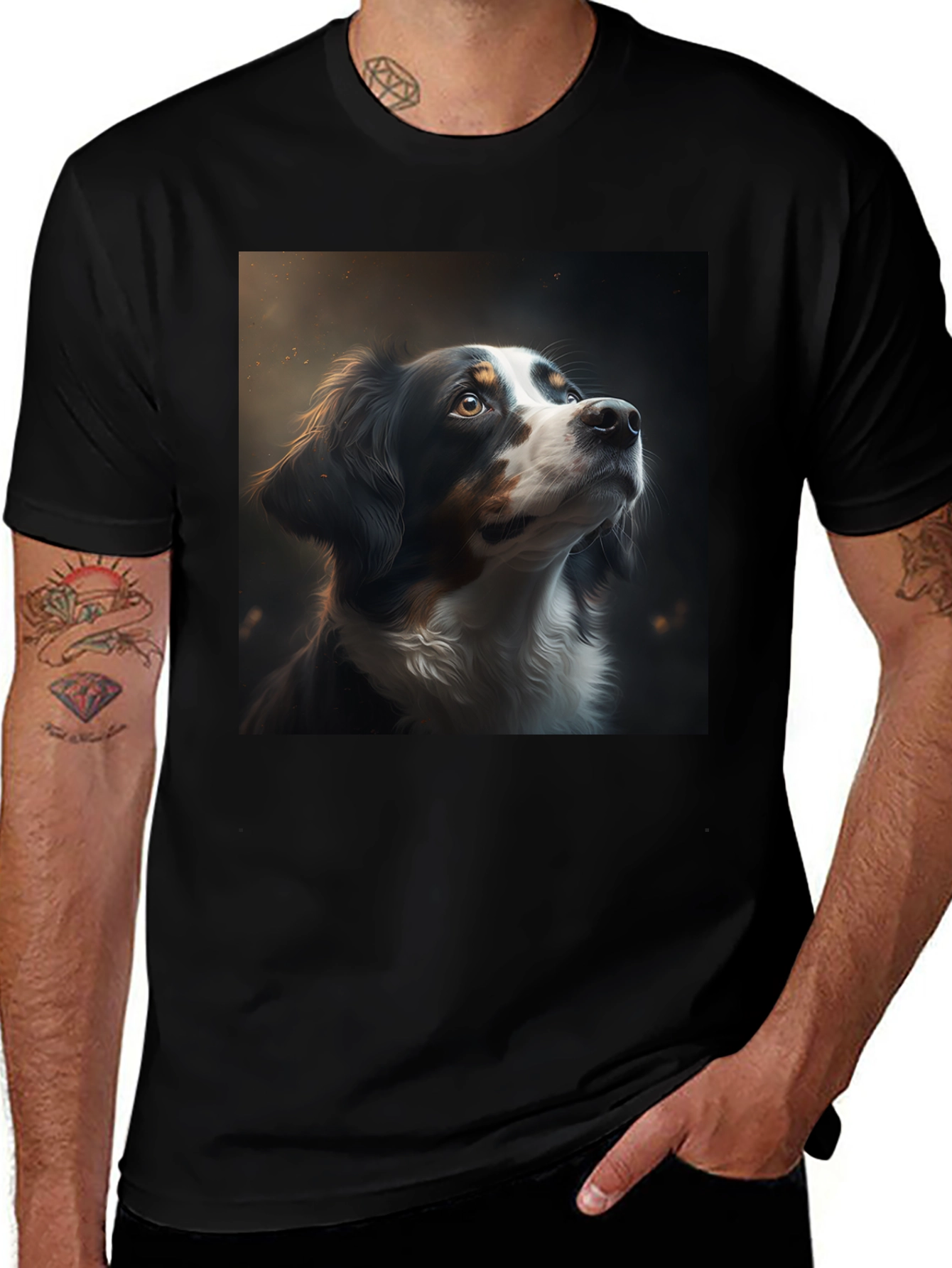 Variant 5 of Dog Portrait Graphic Tee