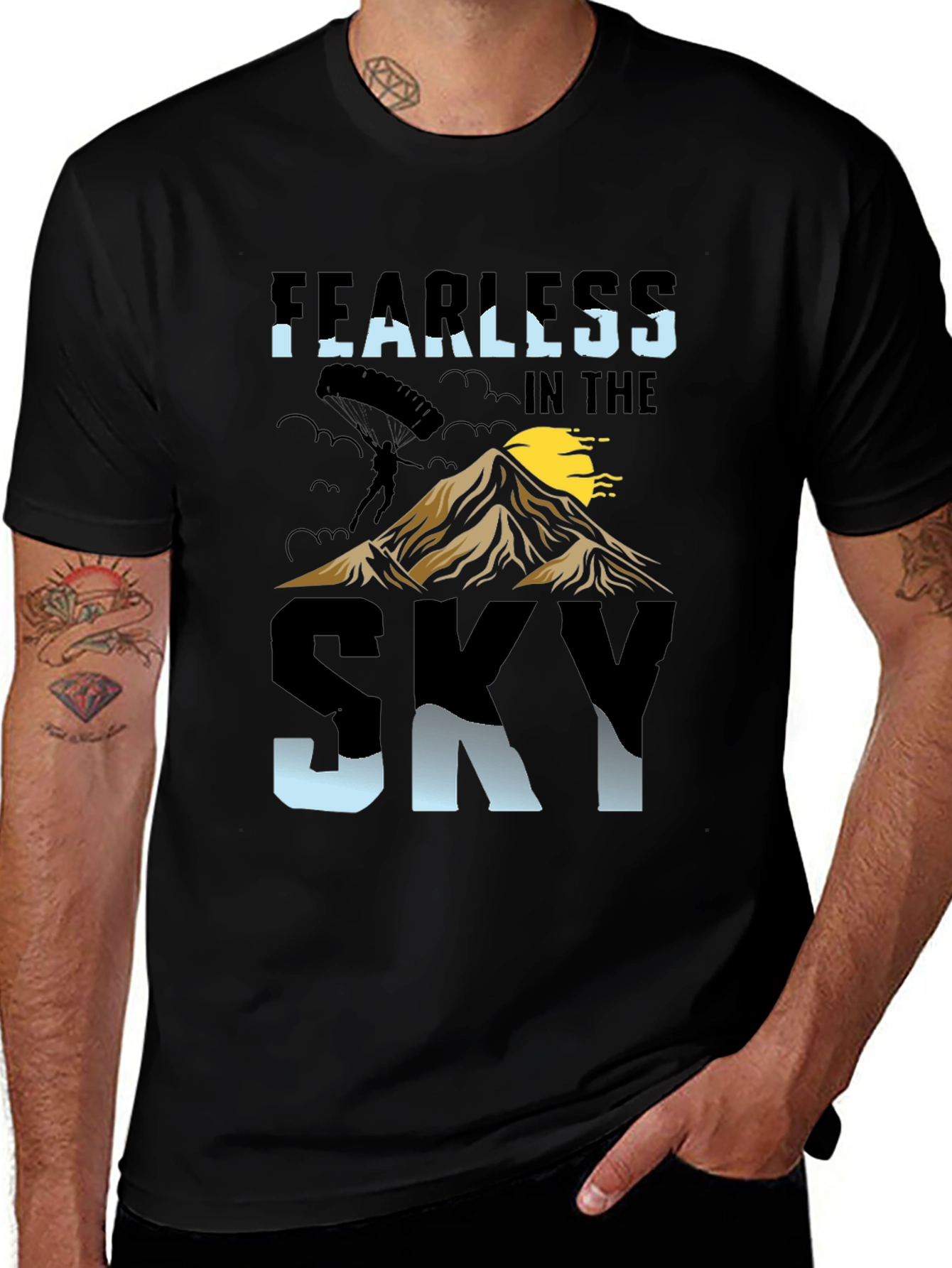 Variant 3 of Fearless in the Sky T-Shirt
