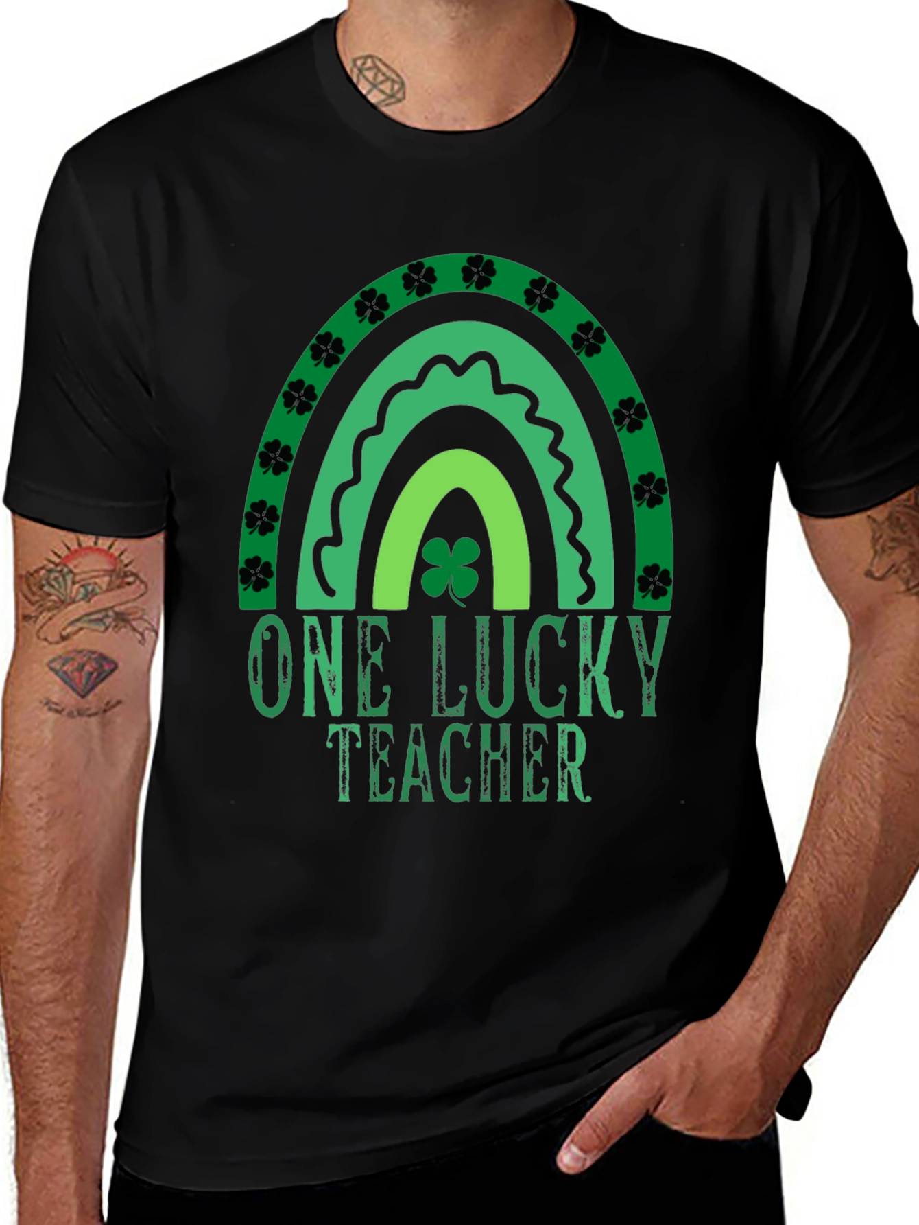 One Lucky Teacher St. Patrick's Day Graphic Tee