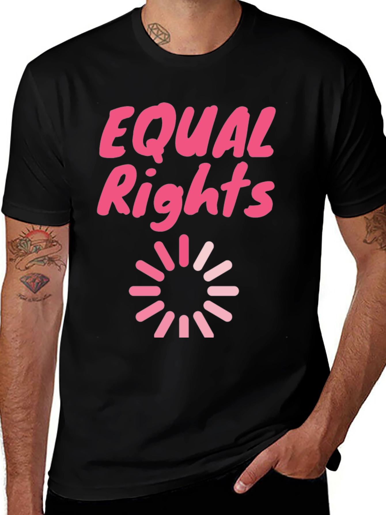 Variant 8 of Equal Rights Loading Graphic T-Shirt