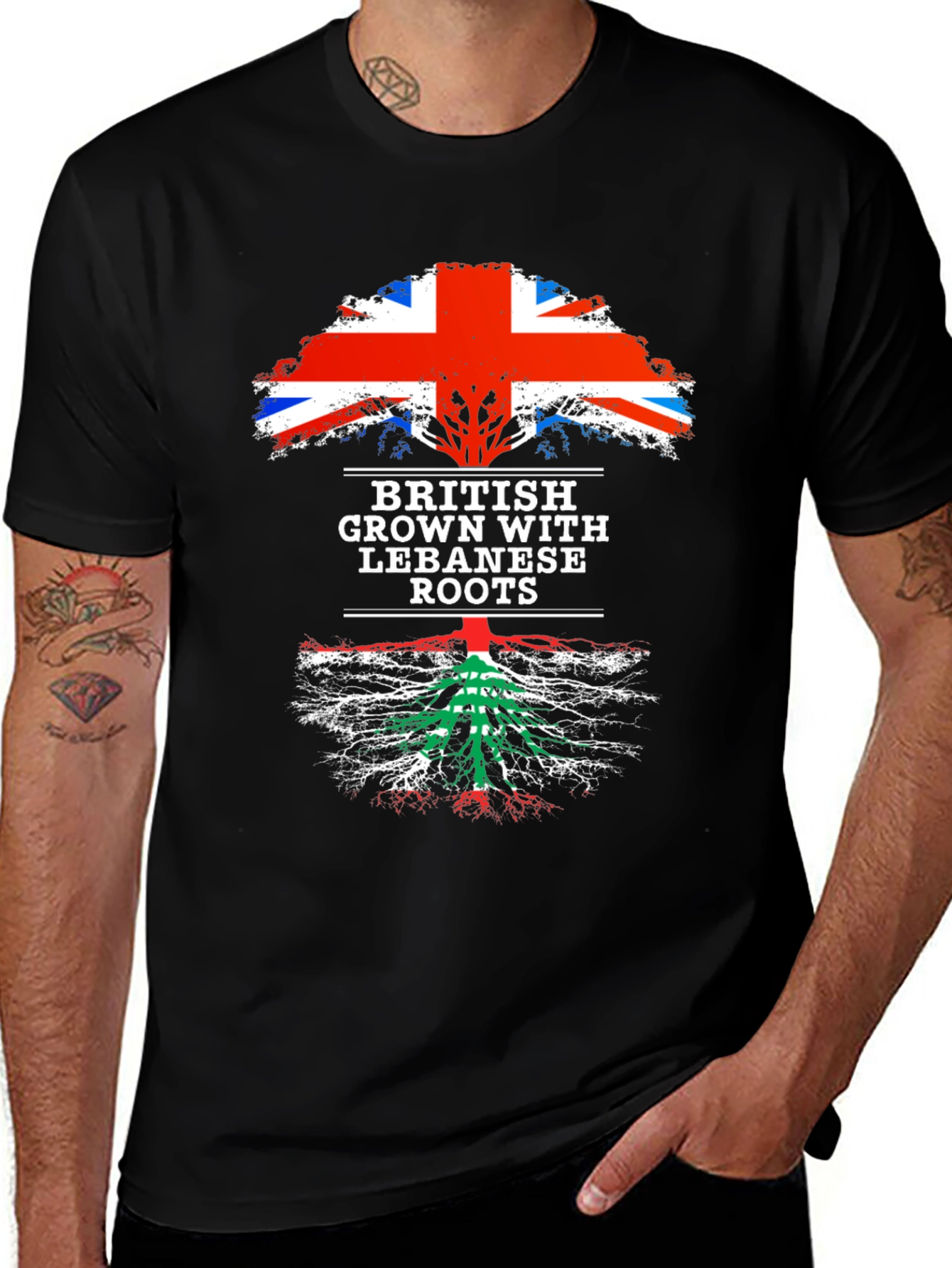 British Grown Lebanese Roots T-Shirt