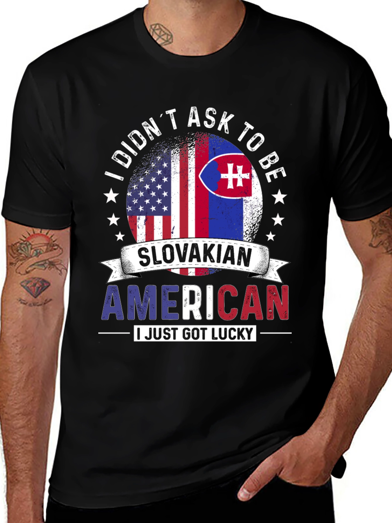Slovakian American Pride T-Shirt