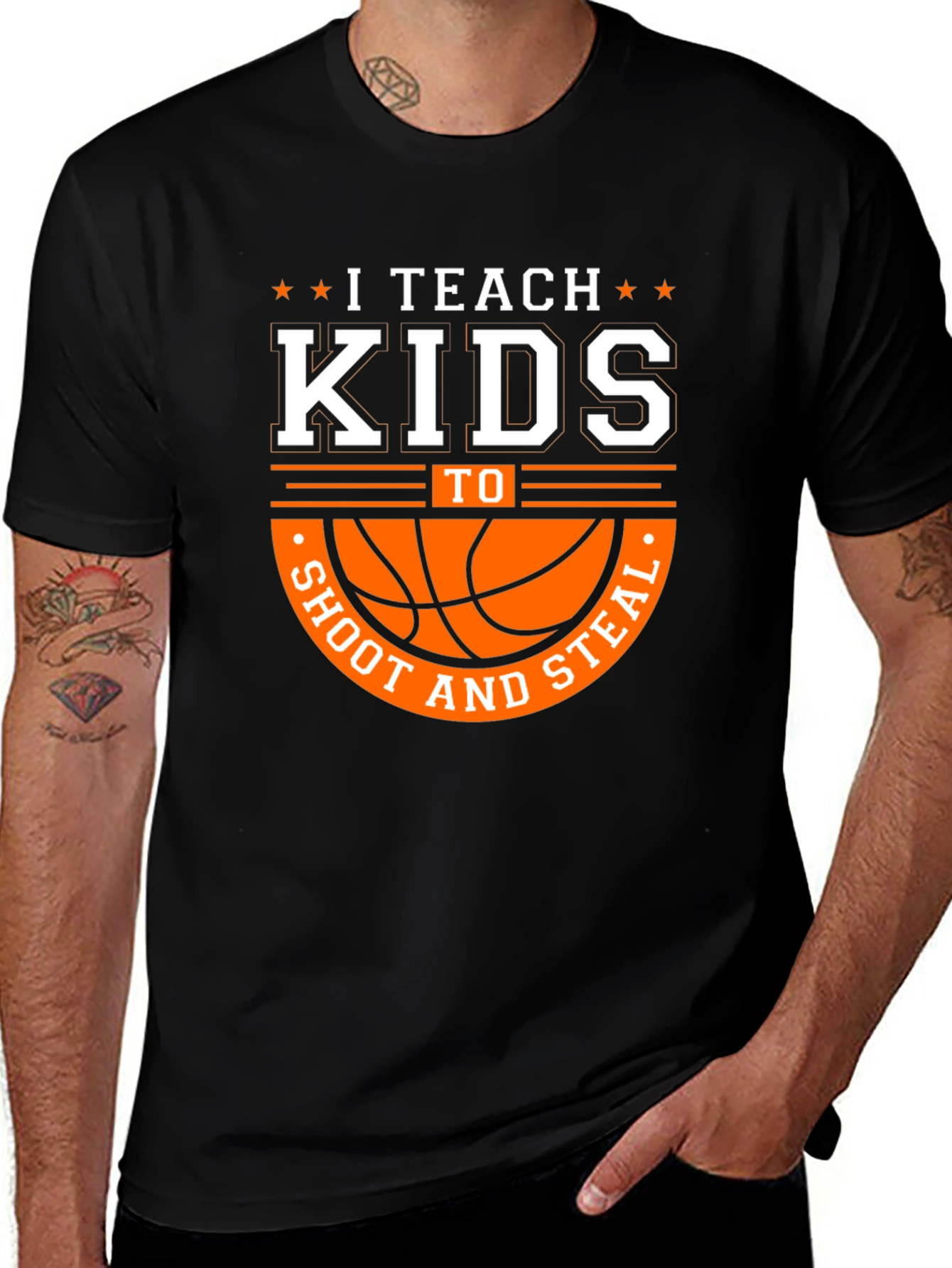 Variant 25 of I Teach Kids to Shoot & Steal Graphic Tee