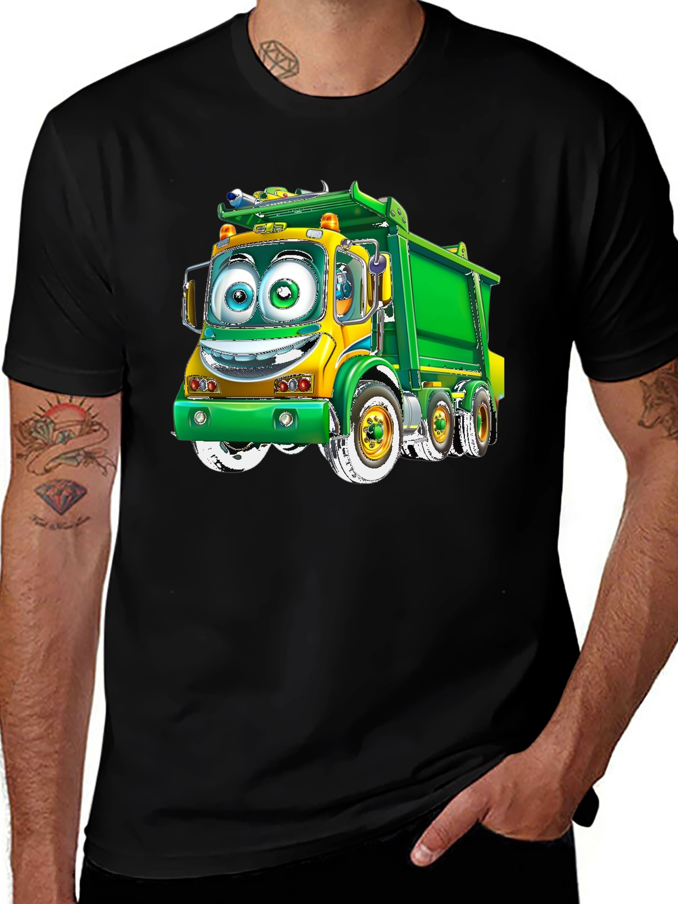 Variant 21 of Cartoon Truck Tee - Unique Graphic Print