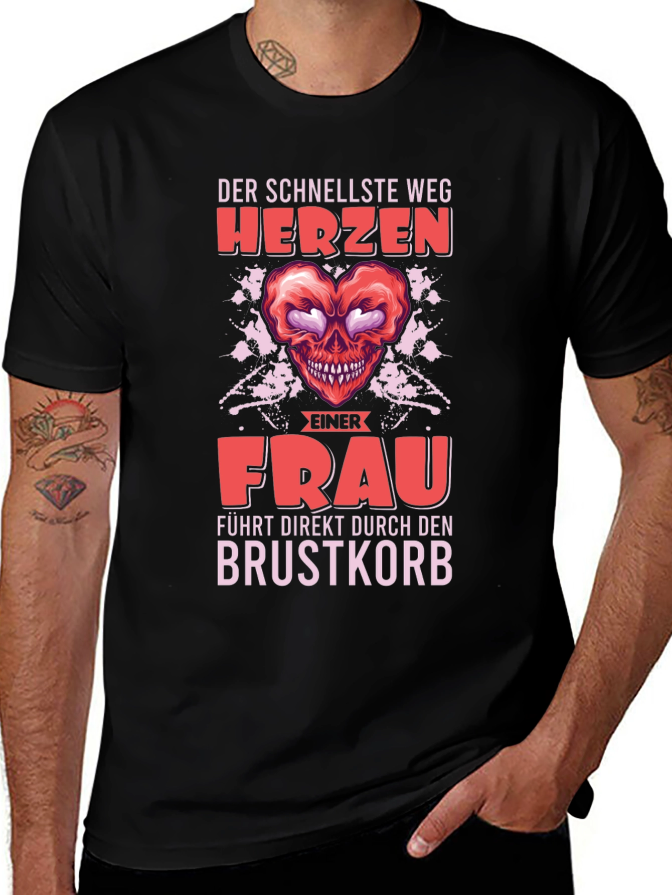 Variant 5 of Funny German T-Shirt - The Fastest Way to a Woman's Heart