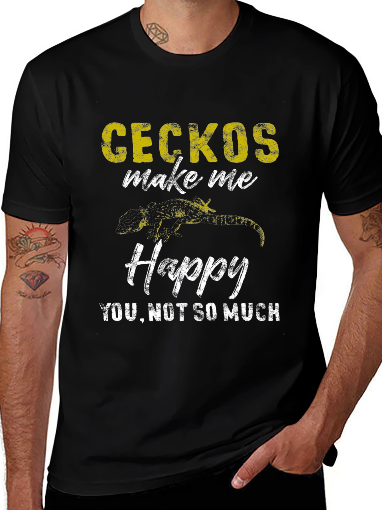 Variant 26 of Geckos Make Me Happy T-Shirt