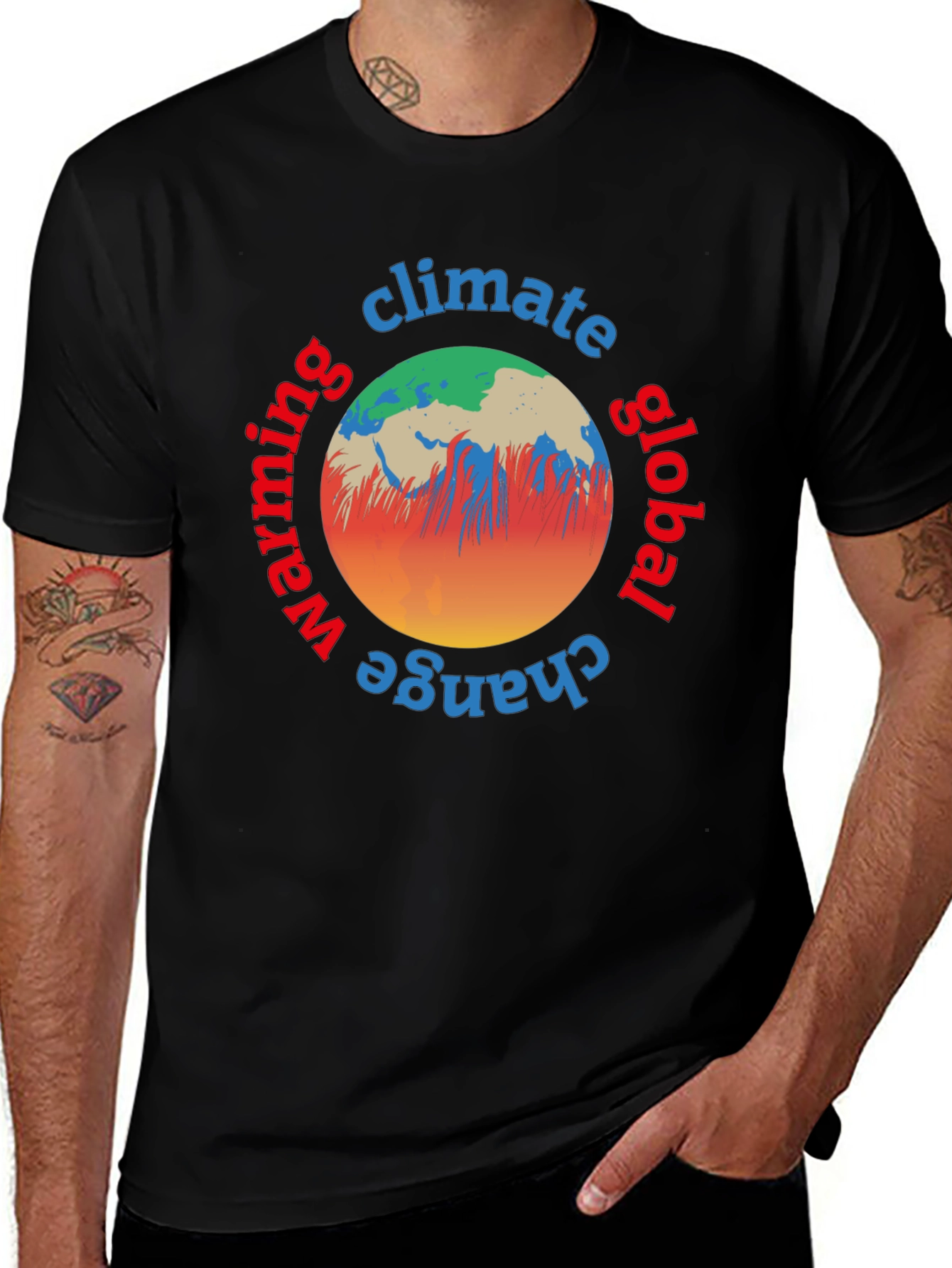 Variant 11 of Global Warming Climate Change Graphic Tee