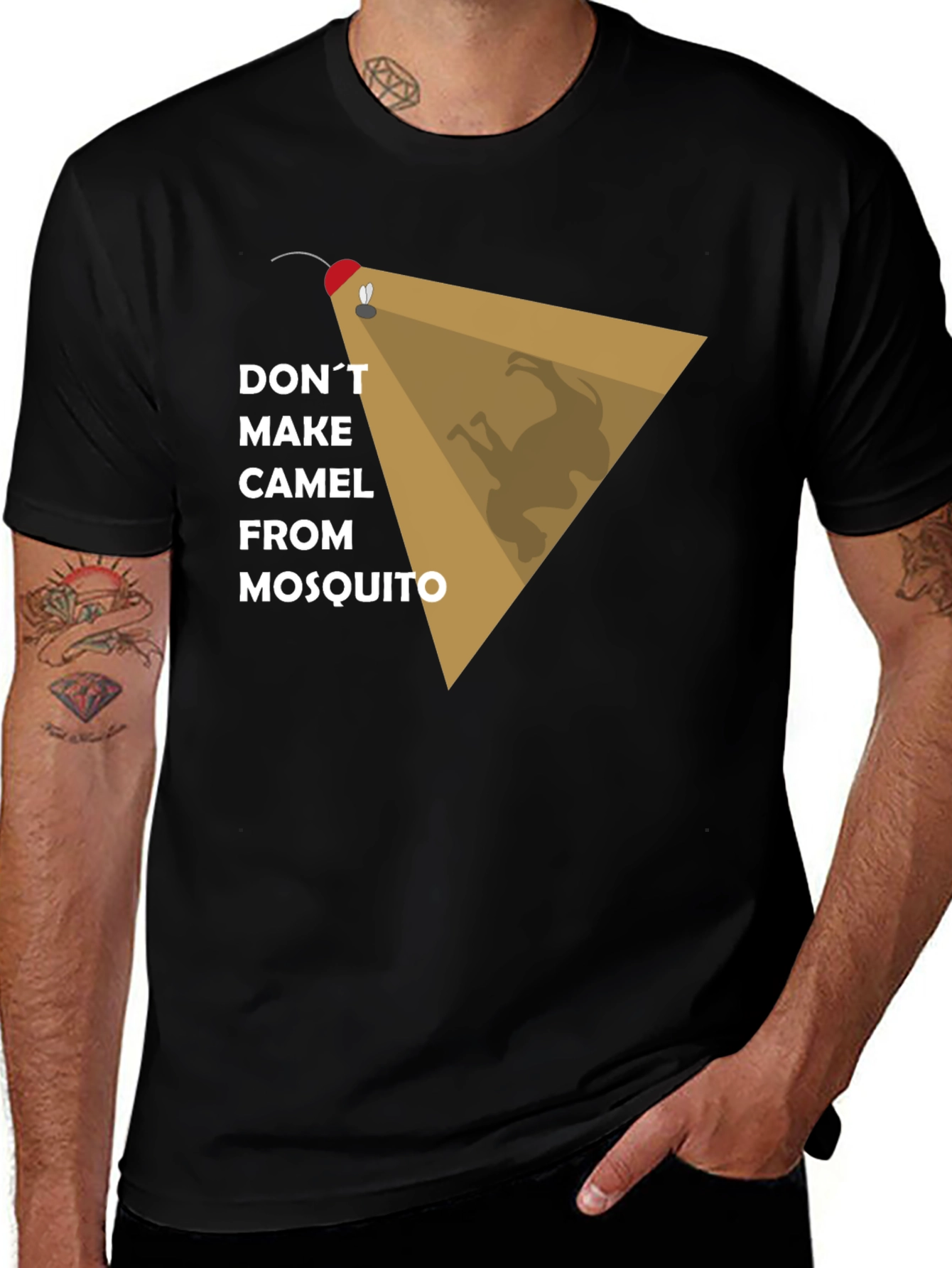 Variant 4 of Don't Make a Camel T-Shirt - Funny Graphic Tee