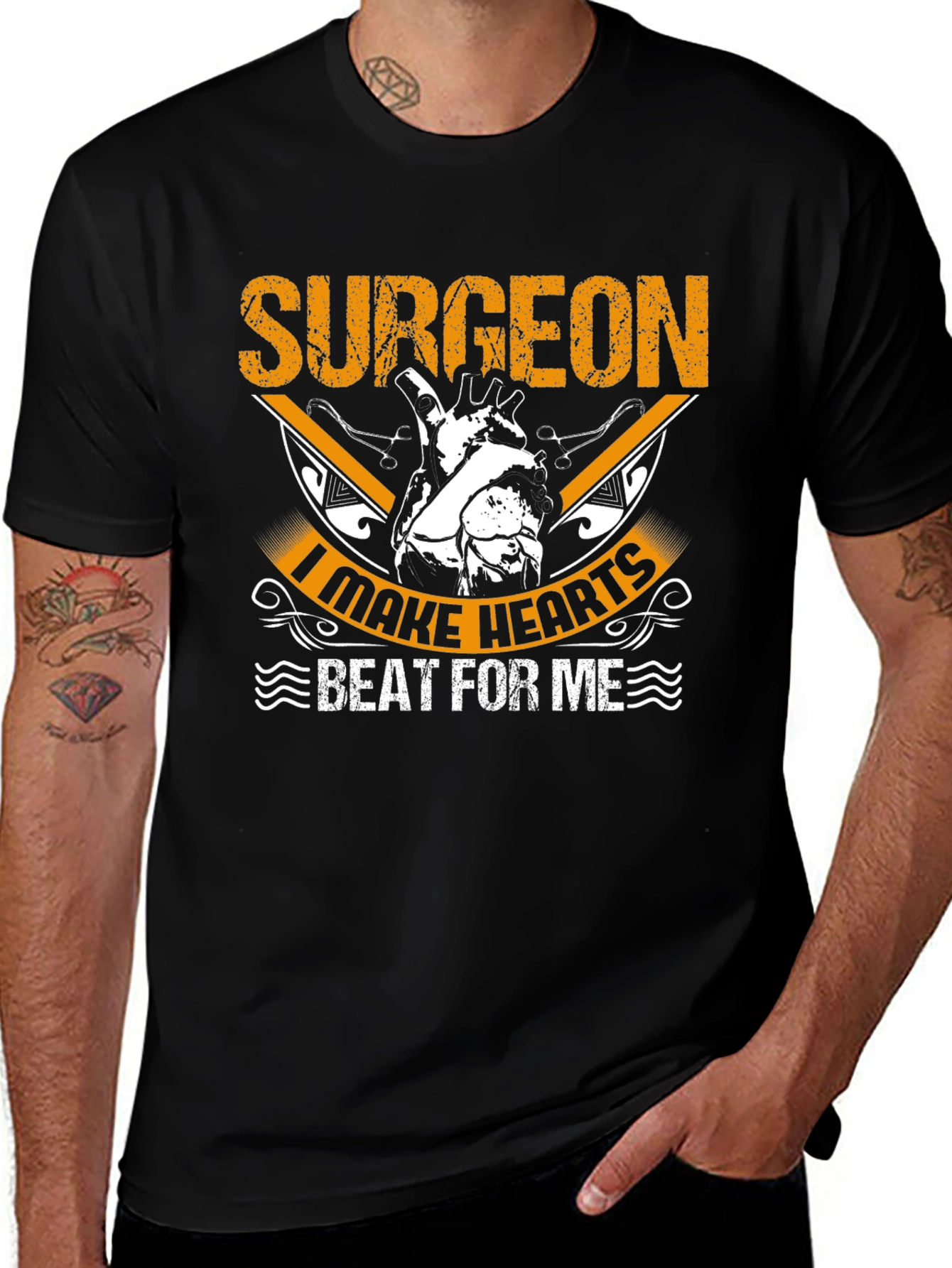 Variant 6 of Surgeon T-Shirt - I Make Hearts Beat