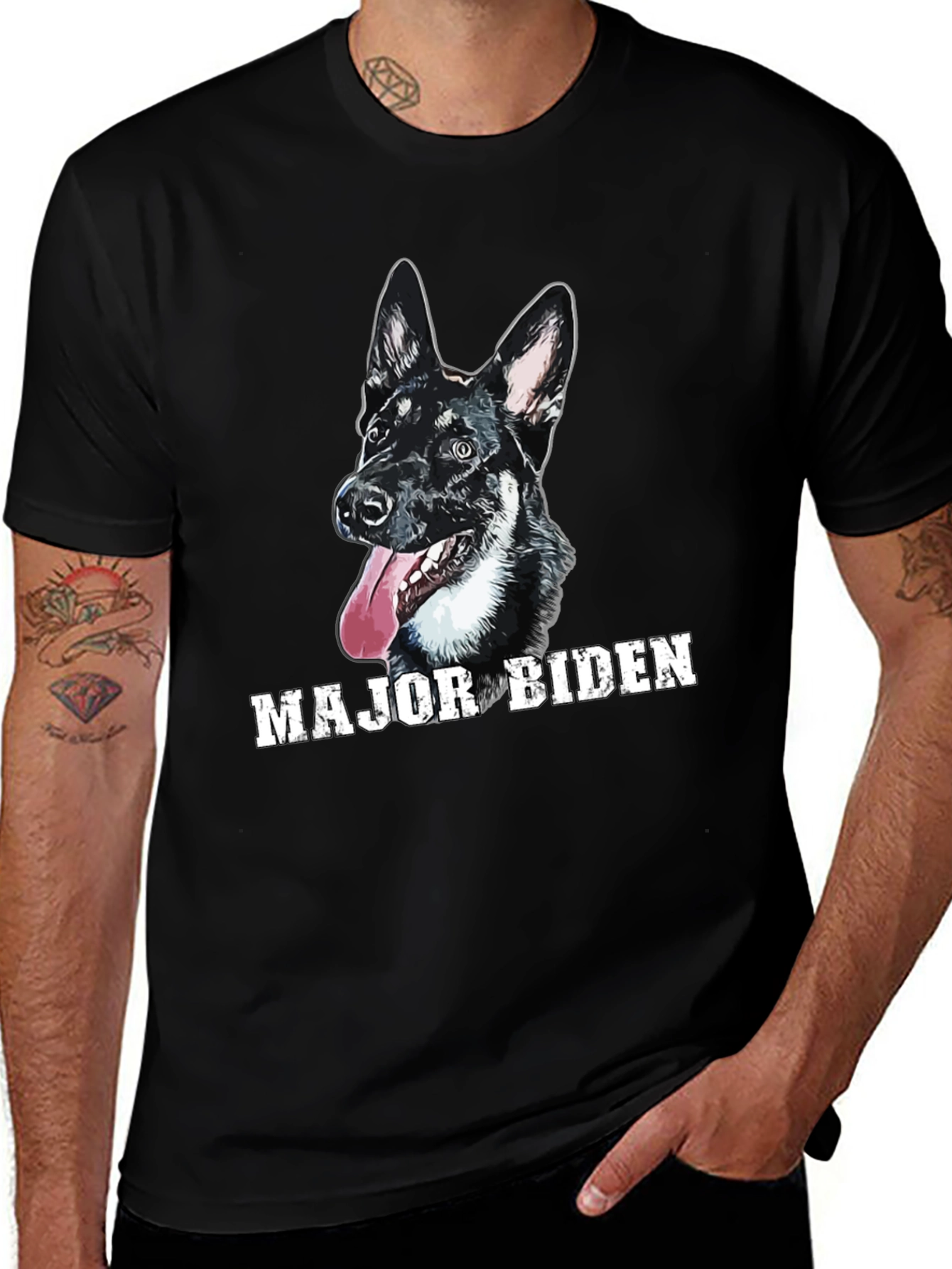 Variant 3 of Major Biden Dog Graphic T-Shirt