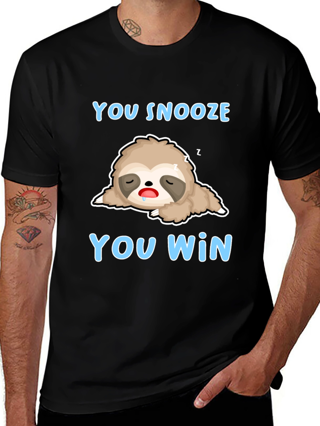 Variant 2 of You Snooze You Win Sloth T-Shirt