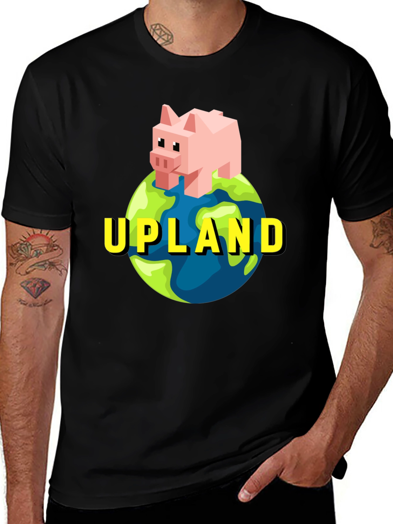 Upland Game T-Shirt - Metaverse Earth & Pig