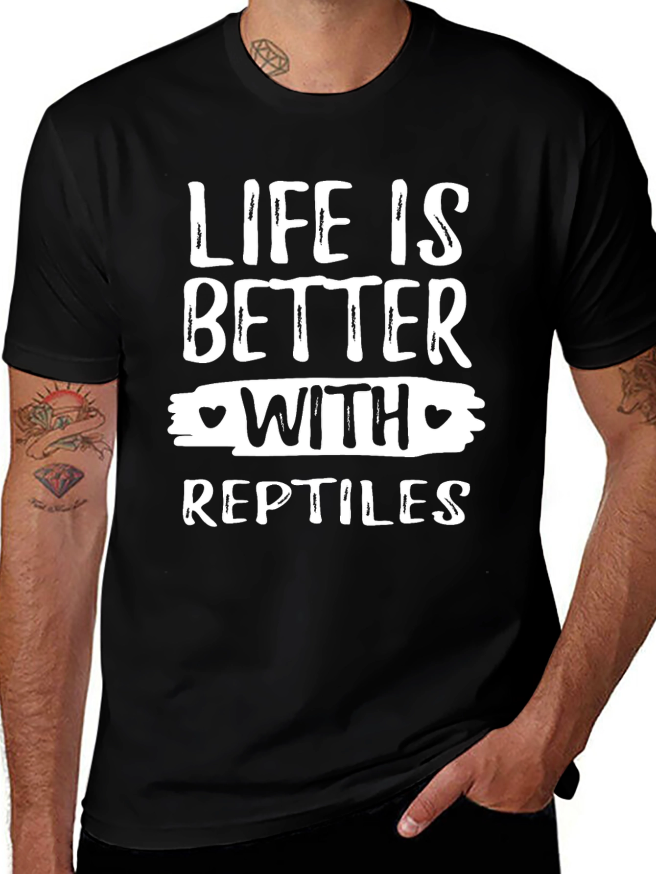 Variant 12 of Life is Better with Reptiles T-Shirt