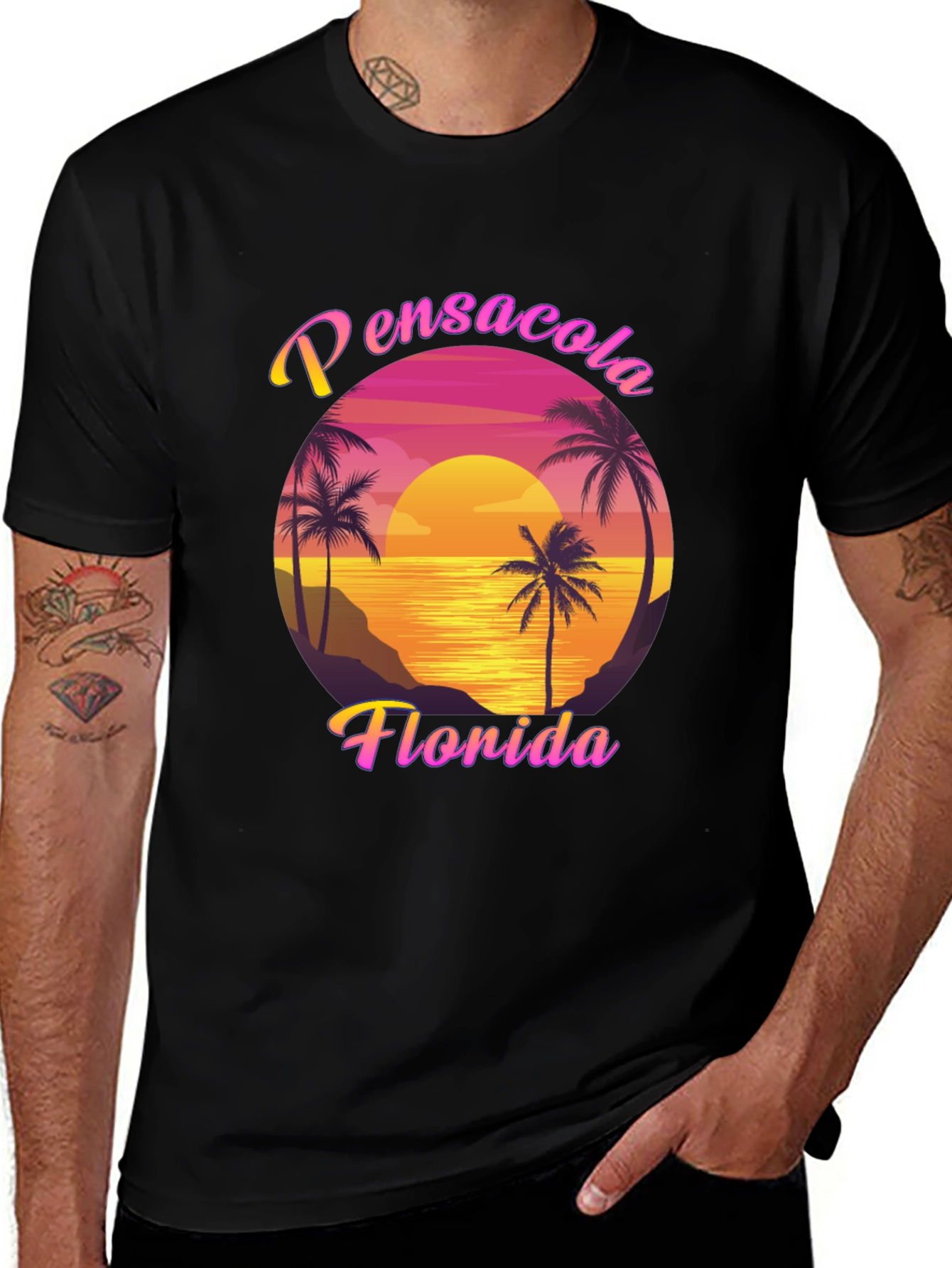 Variant 10 of Pensacola Florida Sunset T-Shirt