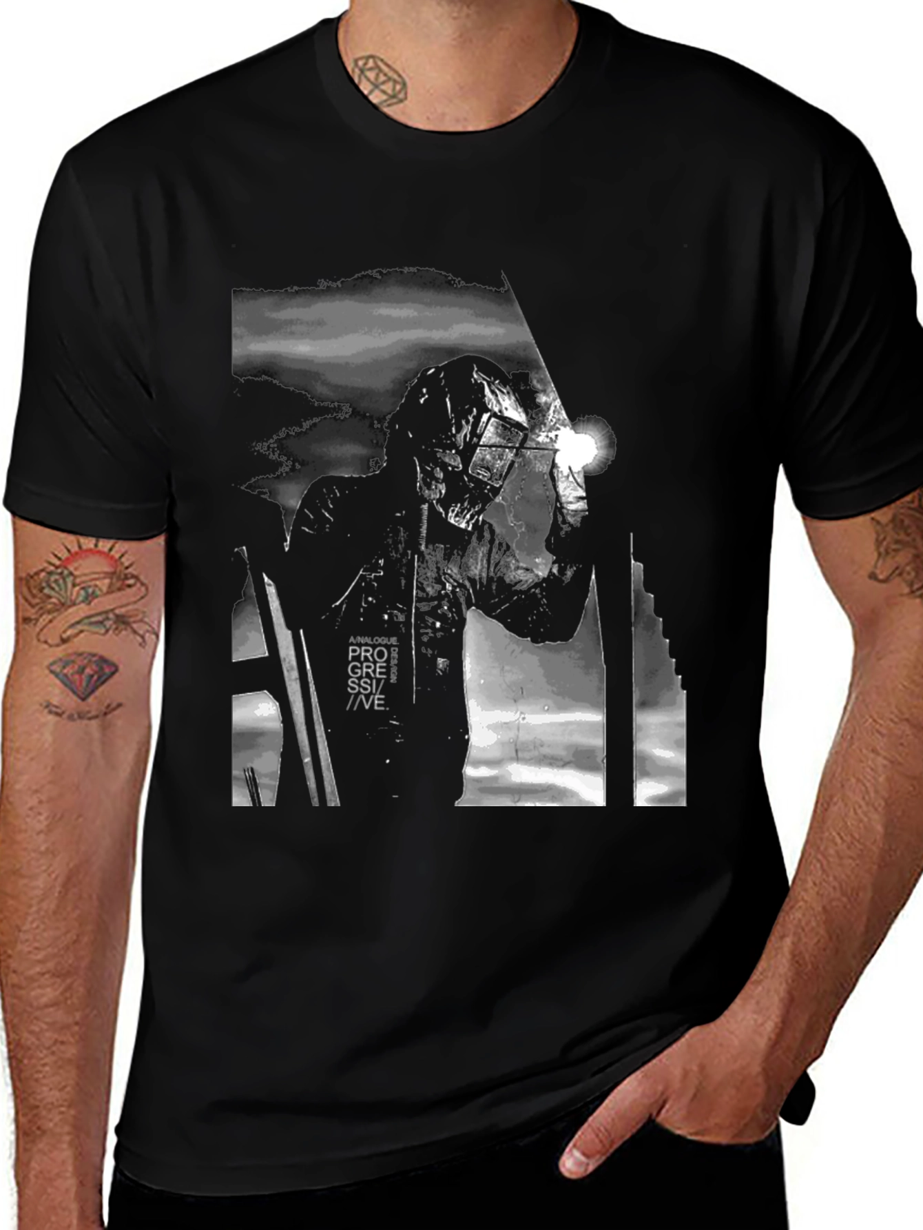 Variant 22 of Progressive Music Fan T-Shirt - Black
