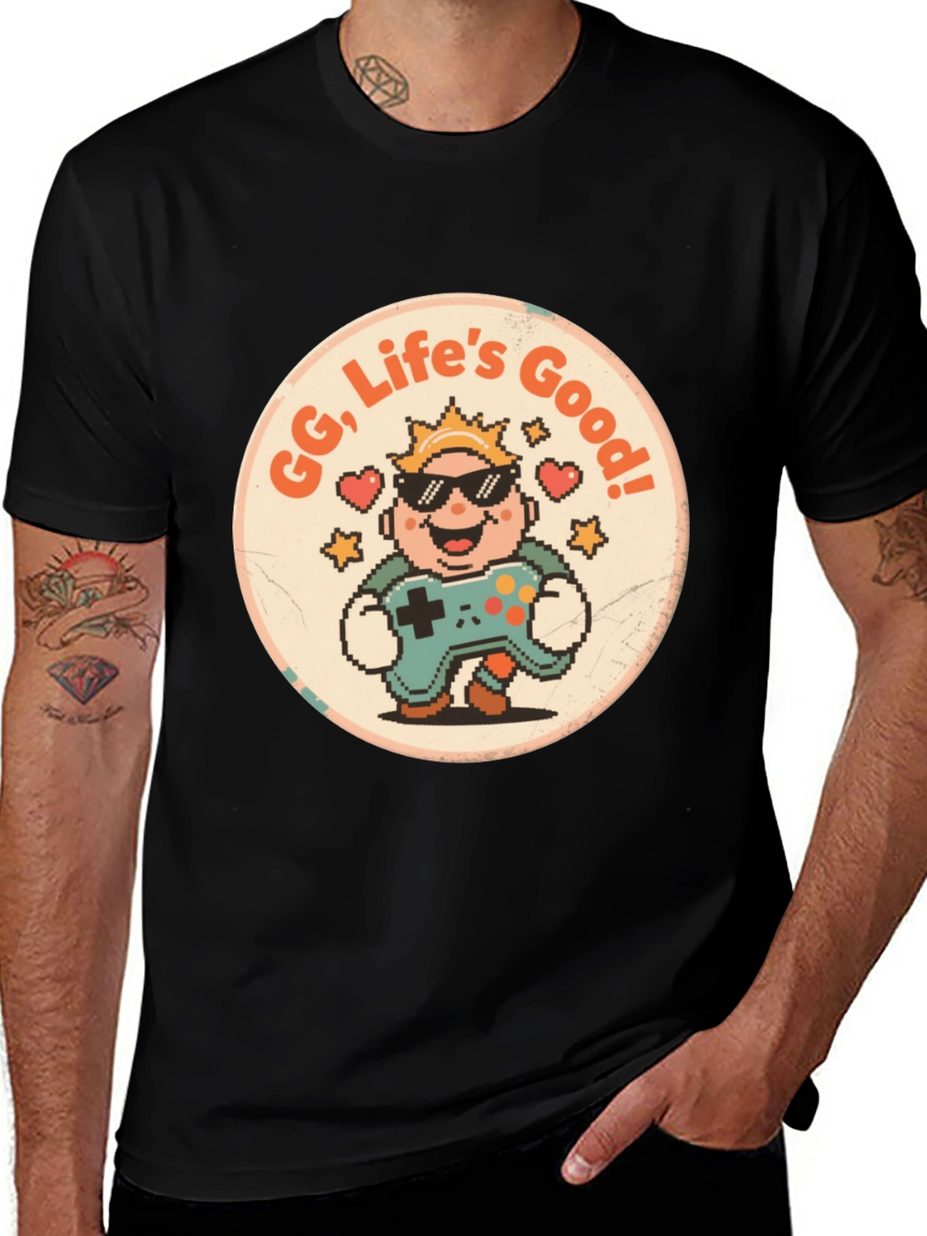 Variant 4 of GG Life's Good Gamer T-Shirt