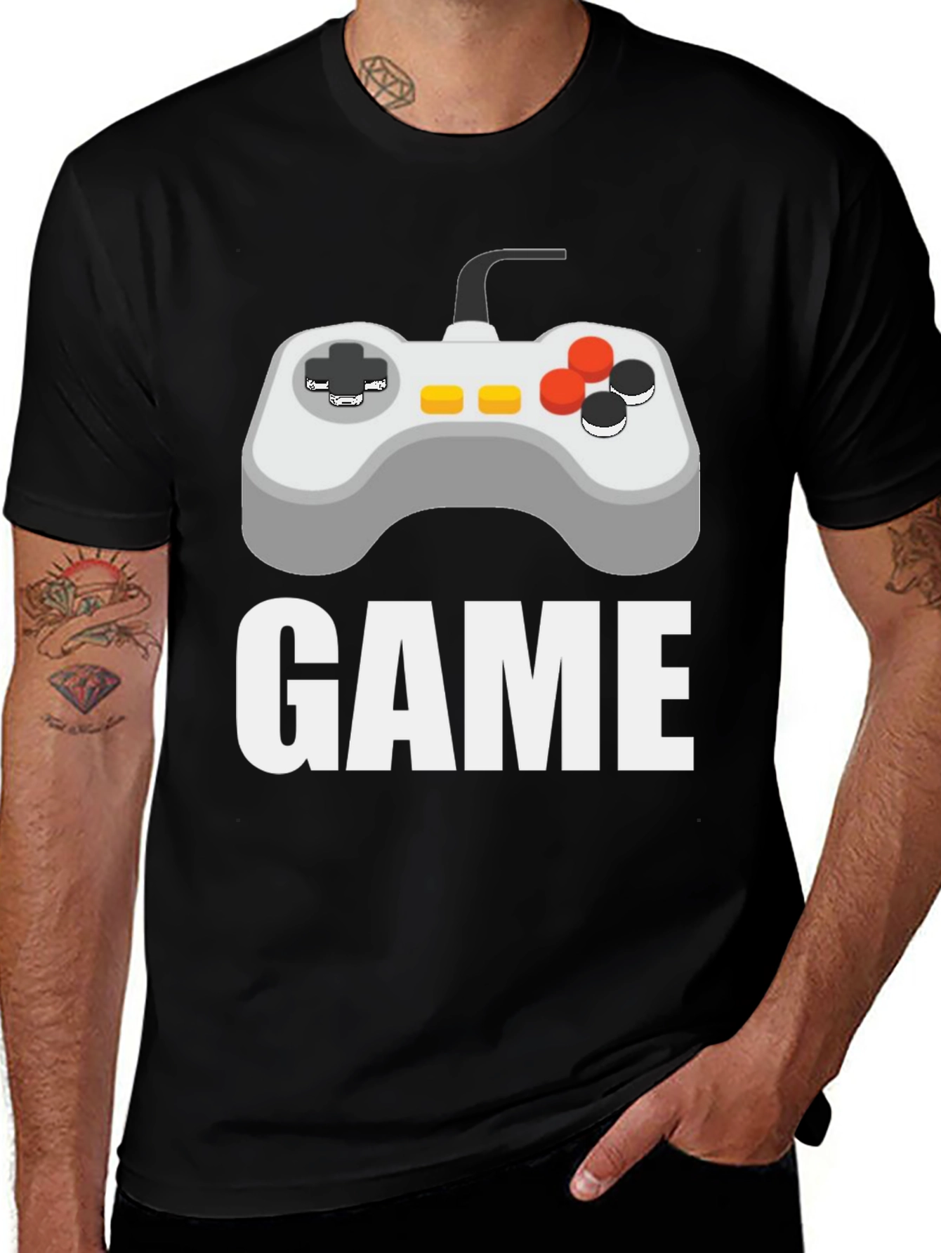 Variant 17 of Game Controller Graphic Tee - Gamer Style