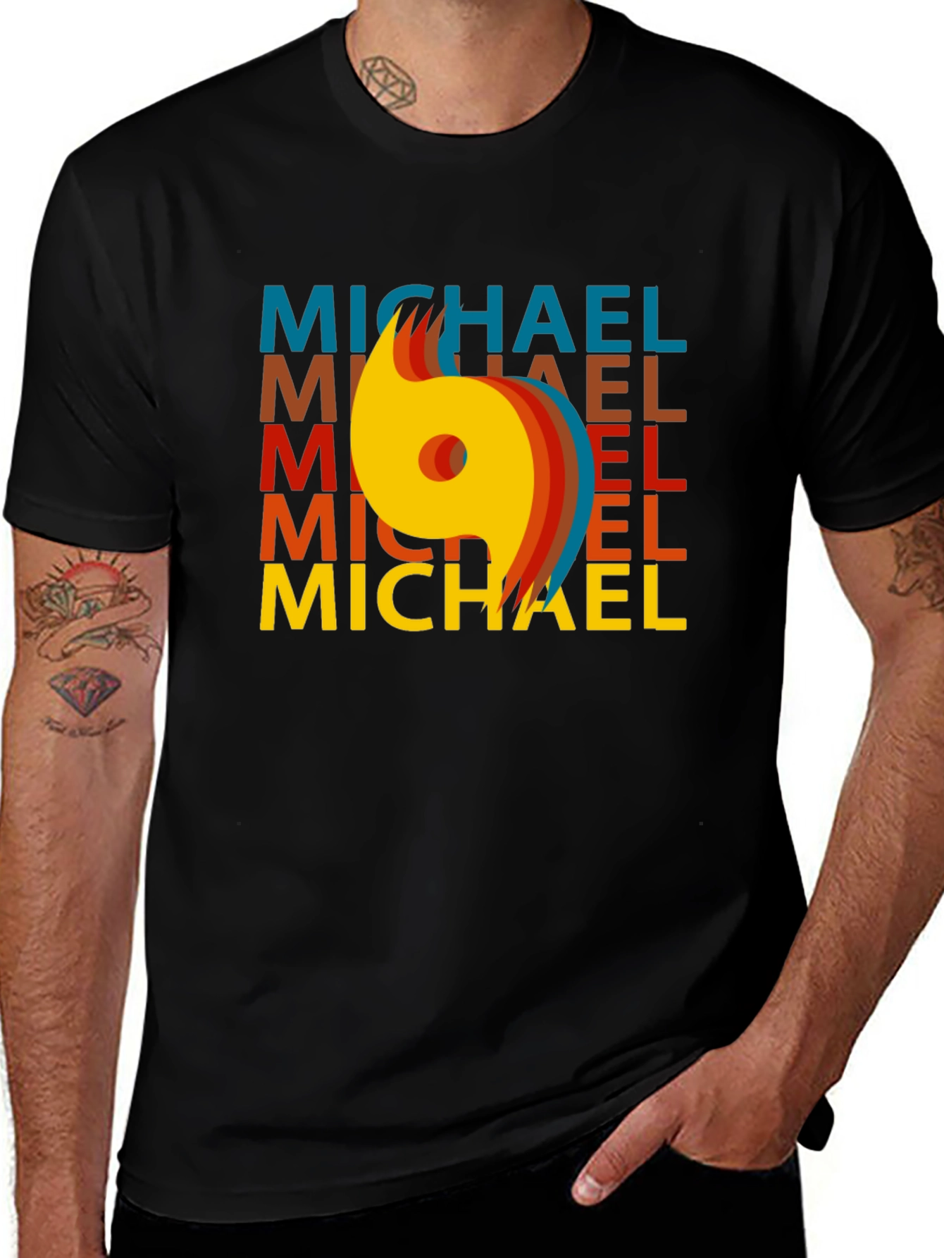 Retro Michael Graphic T-Shirt
