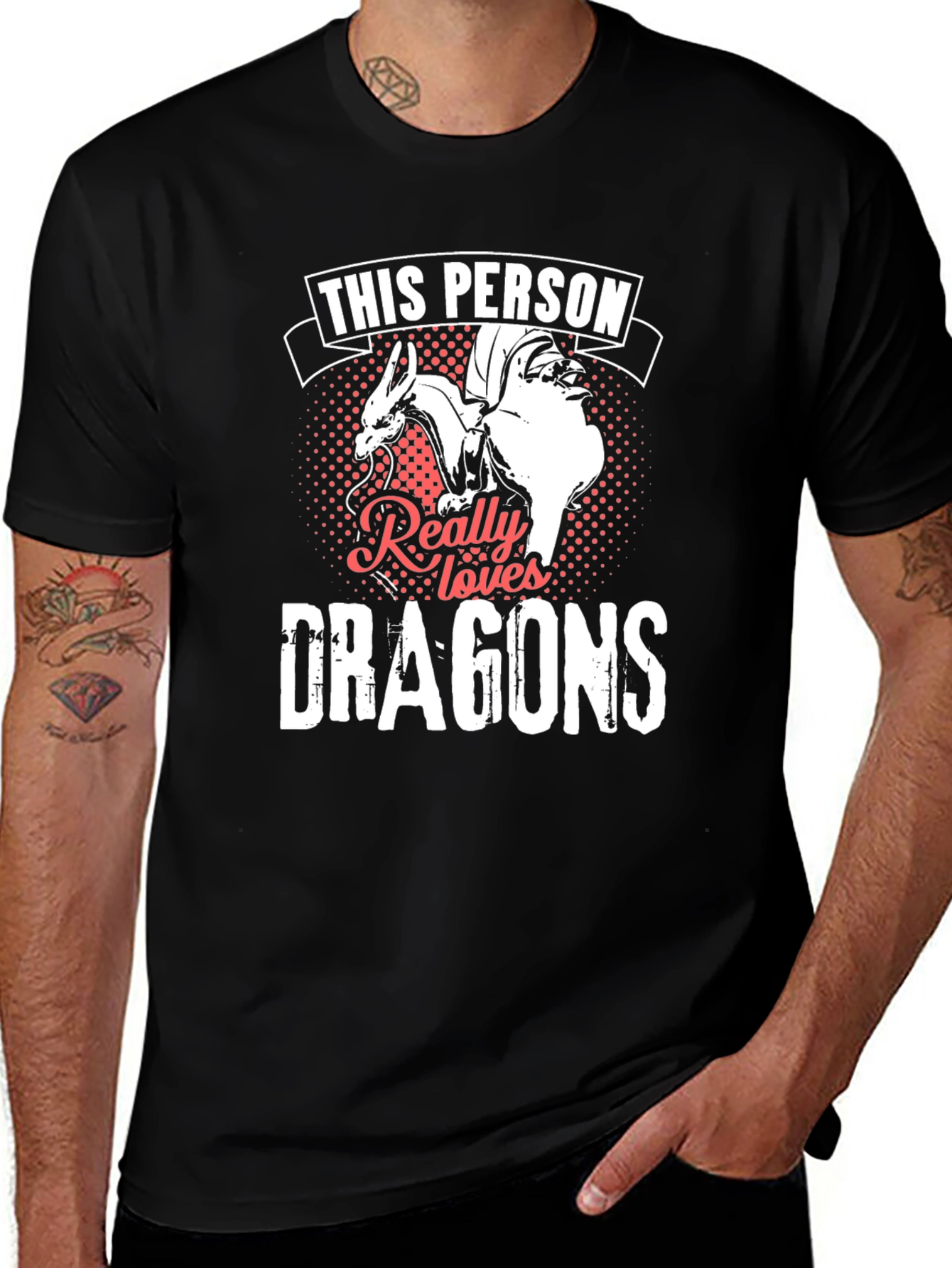 Variant 24 of Dragon Lover T-Shirt - Unique Graphic Tee