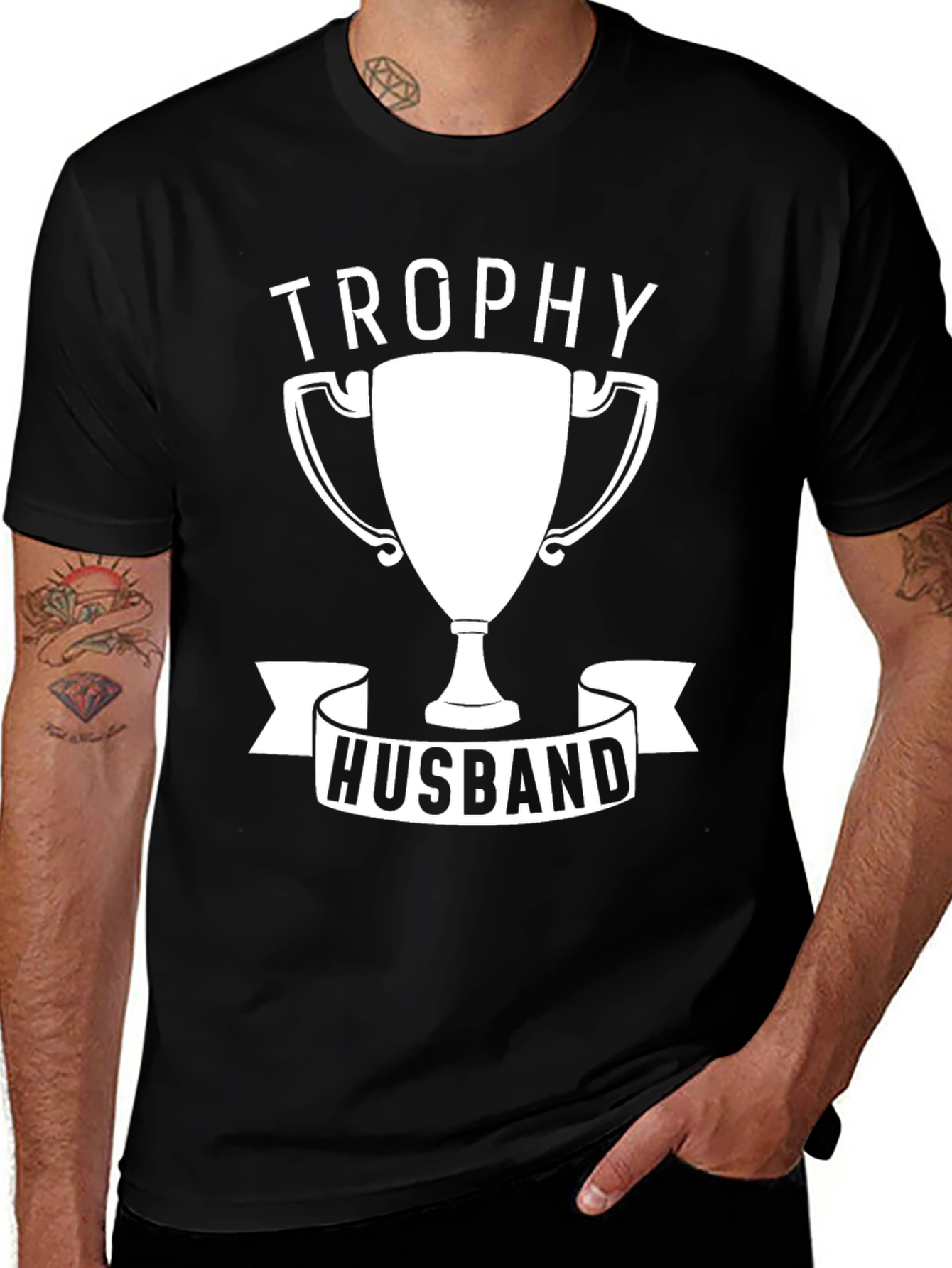Trophy Husband Graphic Tee - Gift for Him