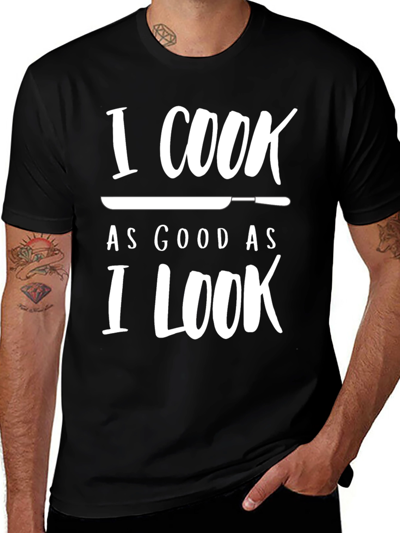 Variant 10 of I Cook As Good As I Look Novelty T-Shirt