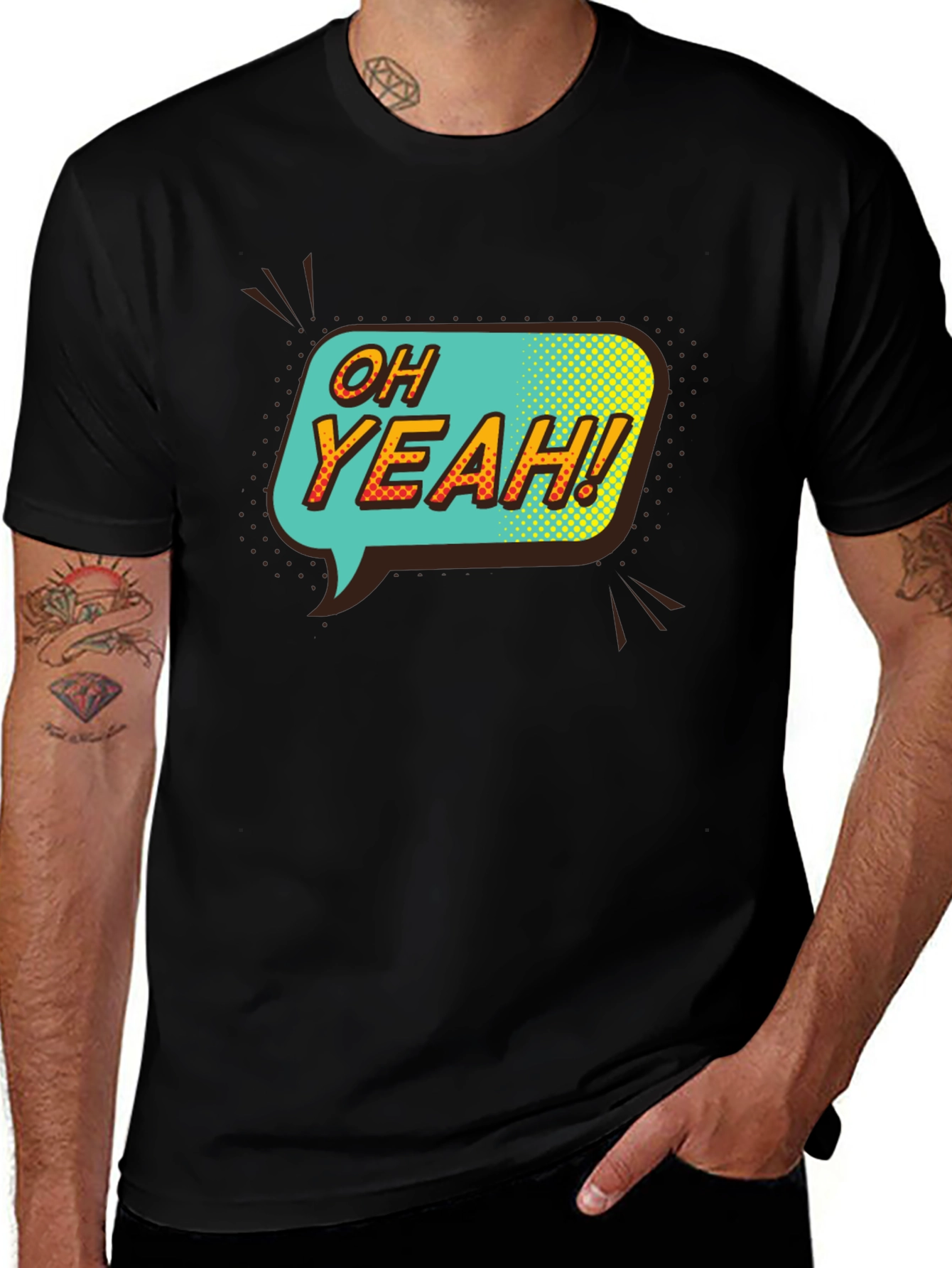 Variant 17 of Oh Yeah! Graphic Print T-Shirt