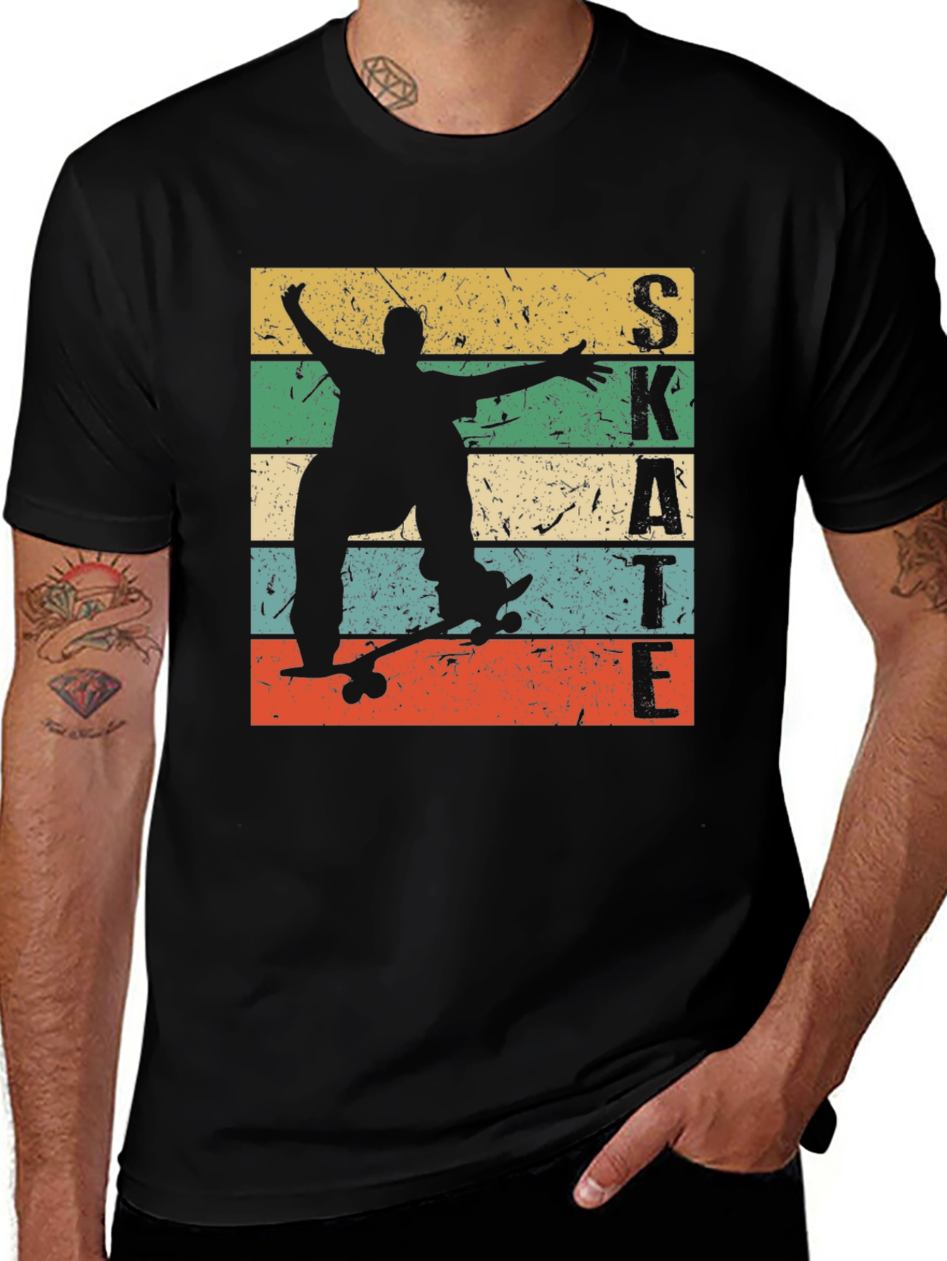 Variant 8 of Retro Skate T-Shirt - Vintage Style Skateboard Tee