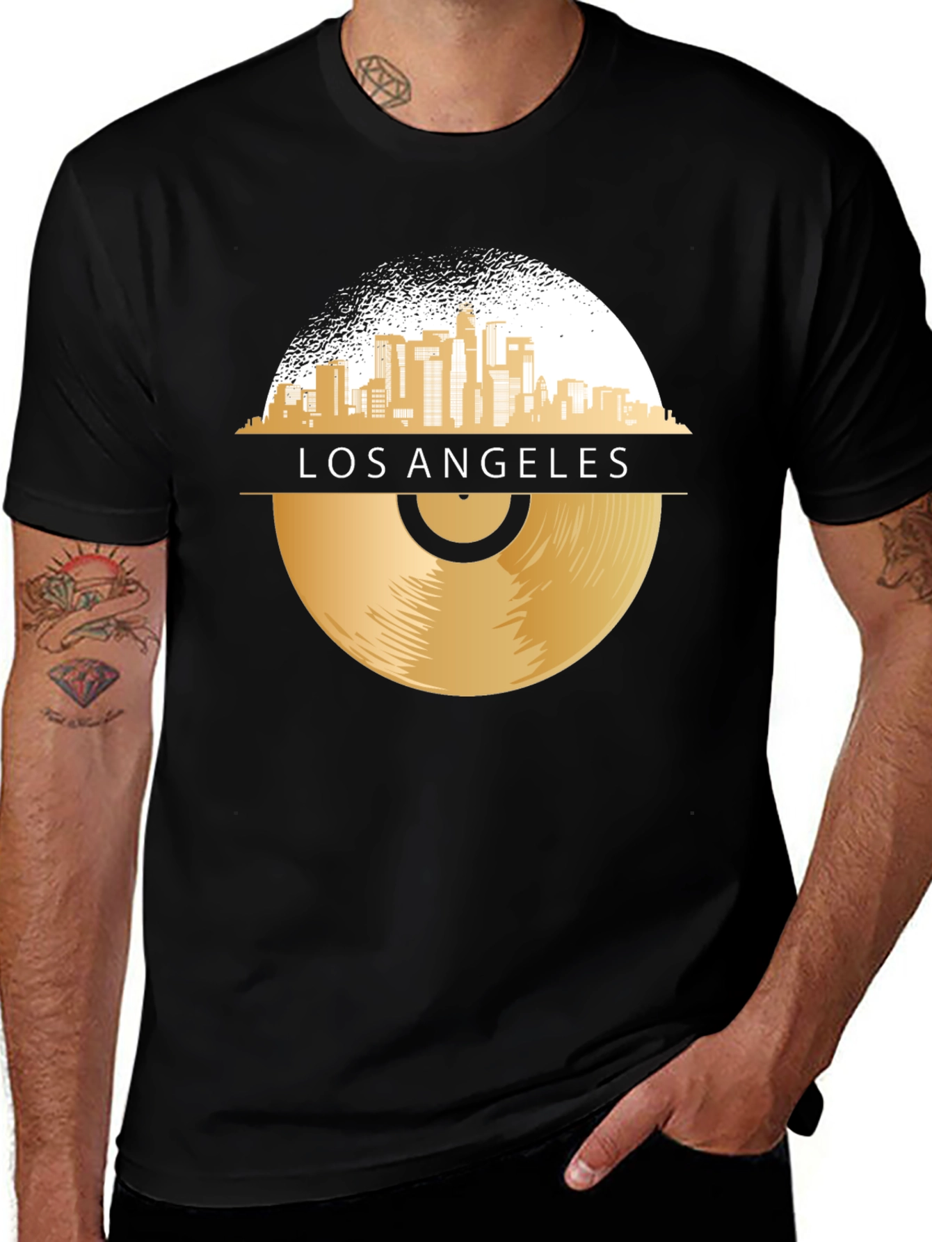 Los Angeles Gold Record Graphic Tee
