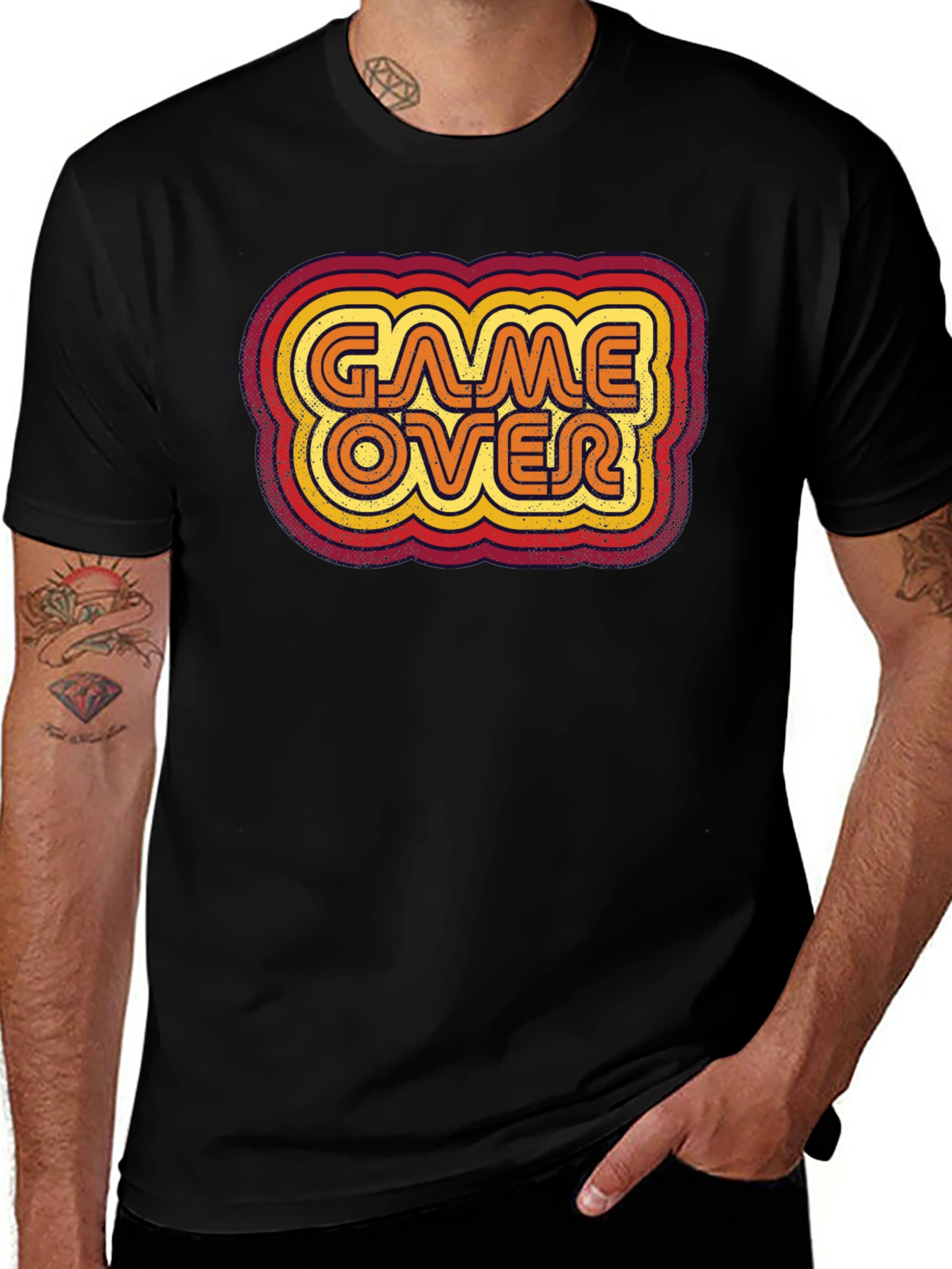 Variant 30 of Retro Game Over Graphic Tee - Gamer T-Shirt