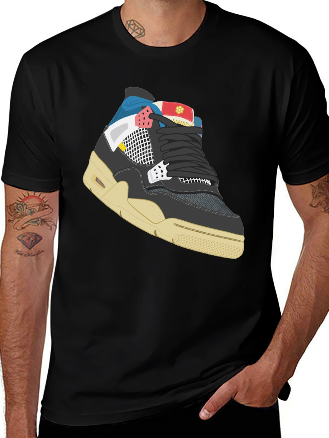 Sneaker Graphic T-Shirt - Trendy Streetwear Tee