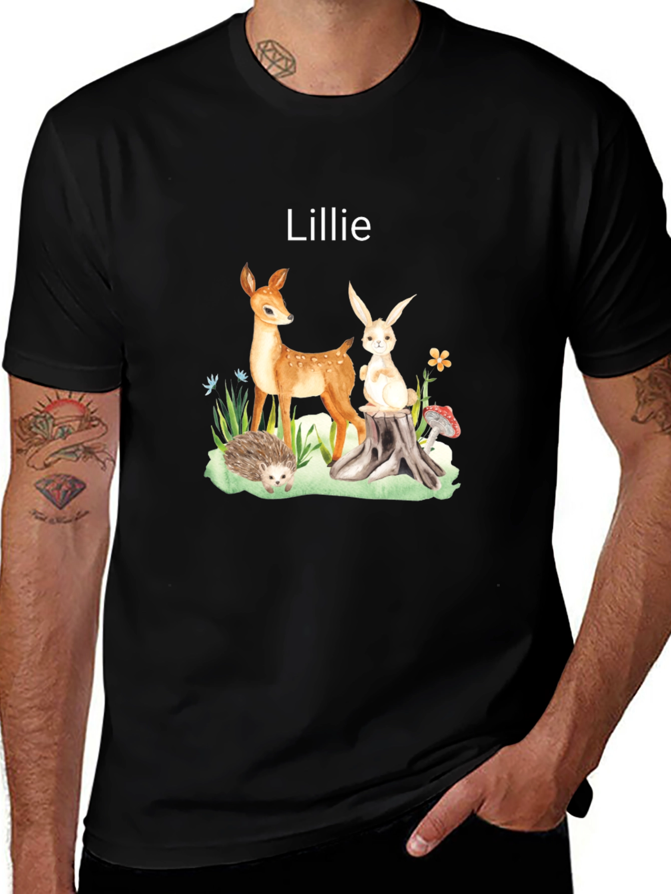 Variant 11 of Cute Forest Animal T-Shirt - Personalized