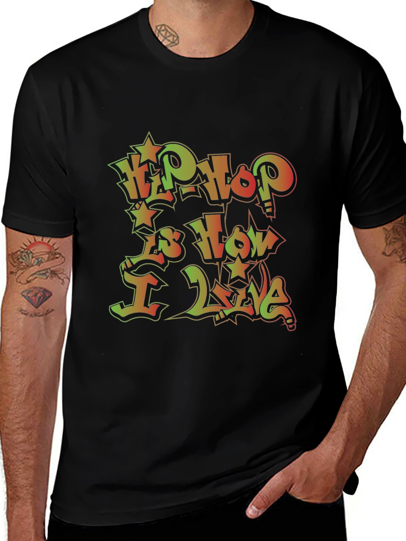 Variant 28 of Hip Hop Is How I Live Graphic T-Shirt