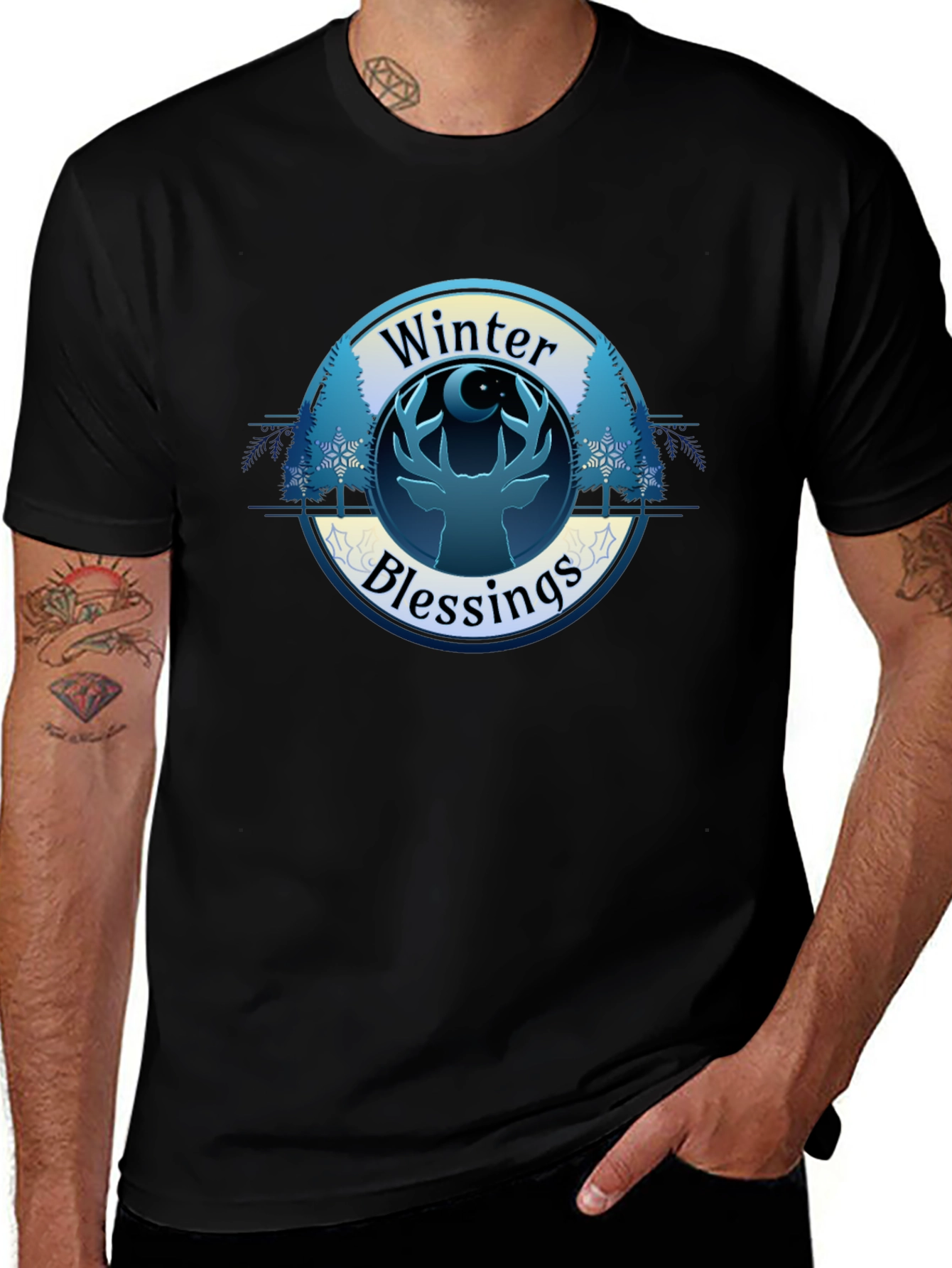 Variant 19 of Winter Blessings Graphic Tee